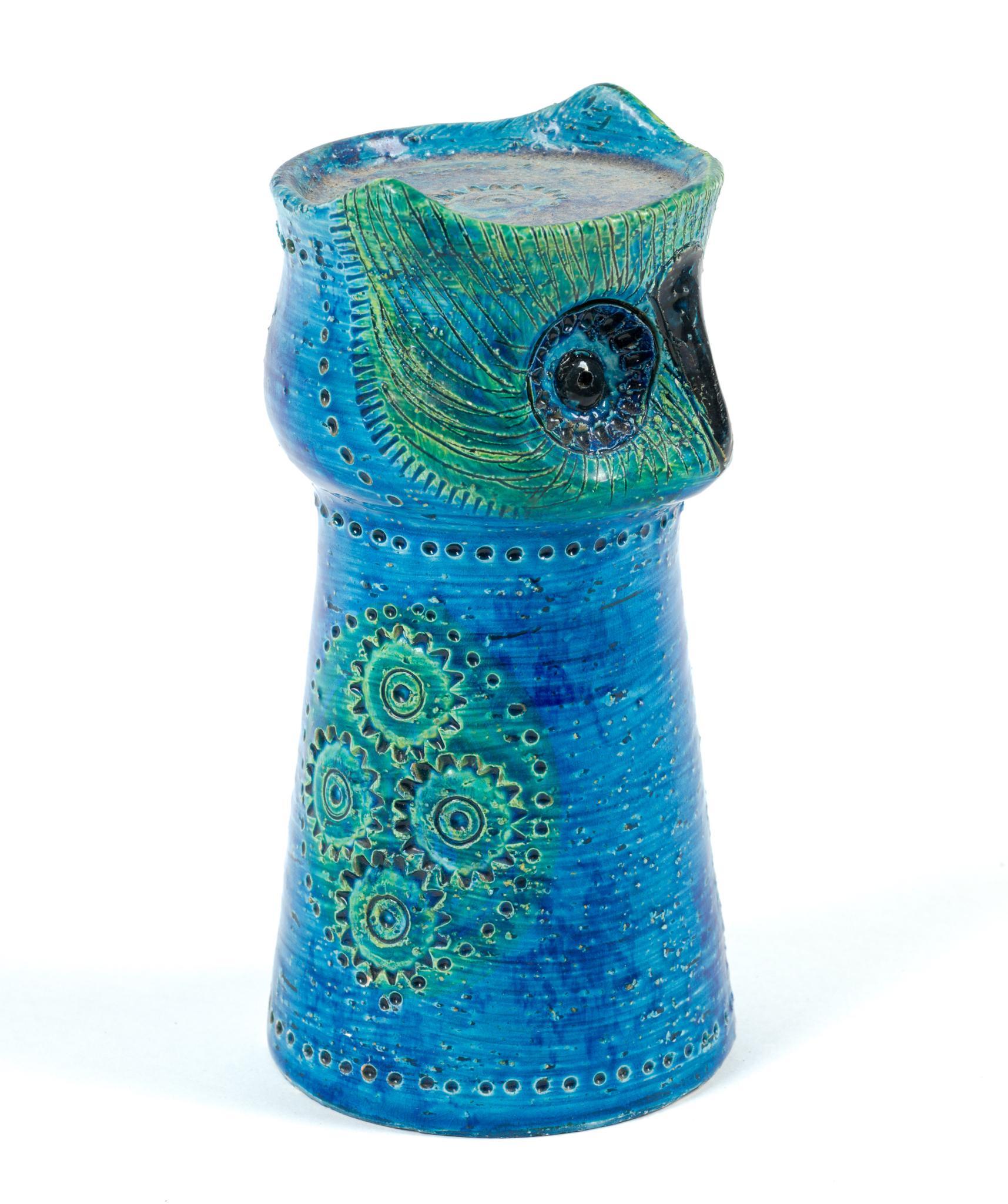 Mid-Century Aldo Londi For Bitossi Ceramic Owl