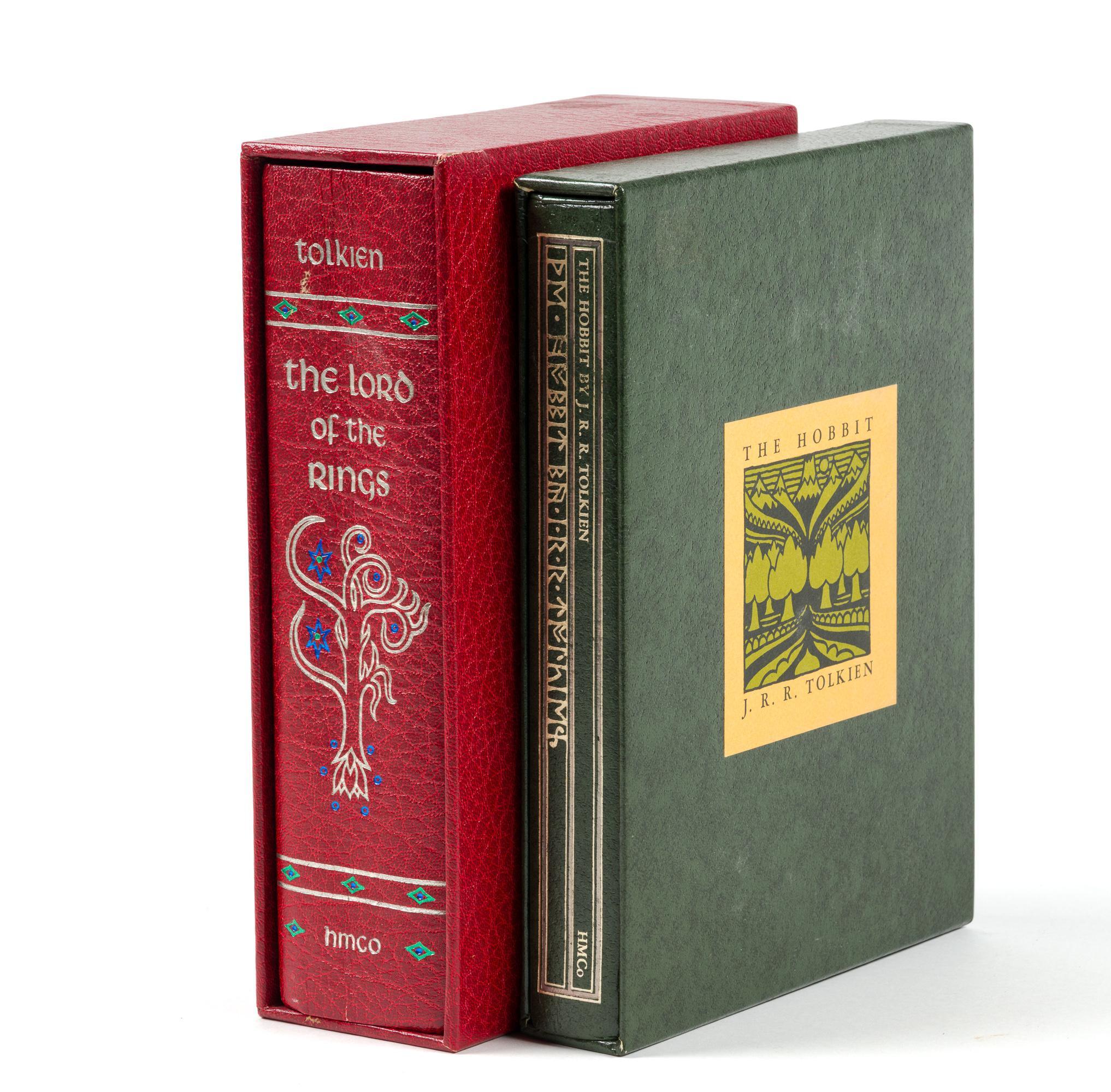 Houghton Mifflin Collectors Edition "The Hobbit" & "The Lord Of The Rings"