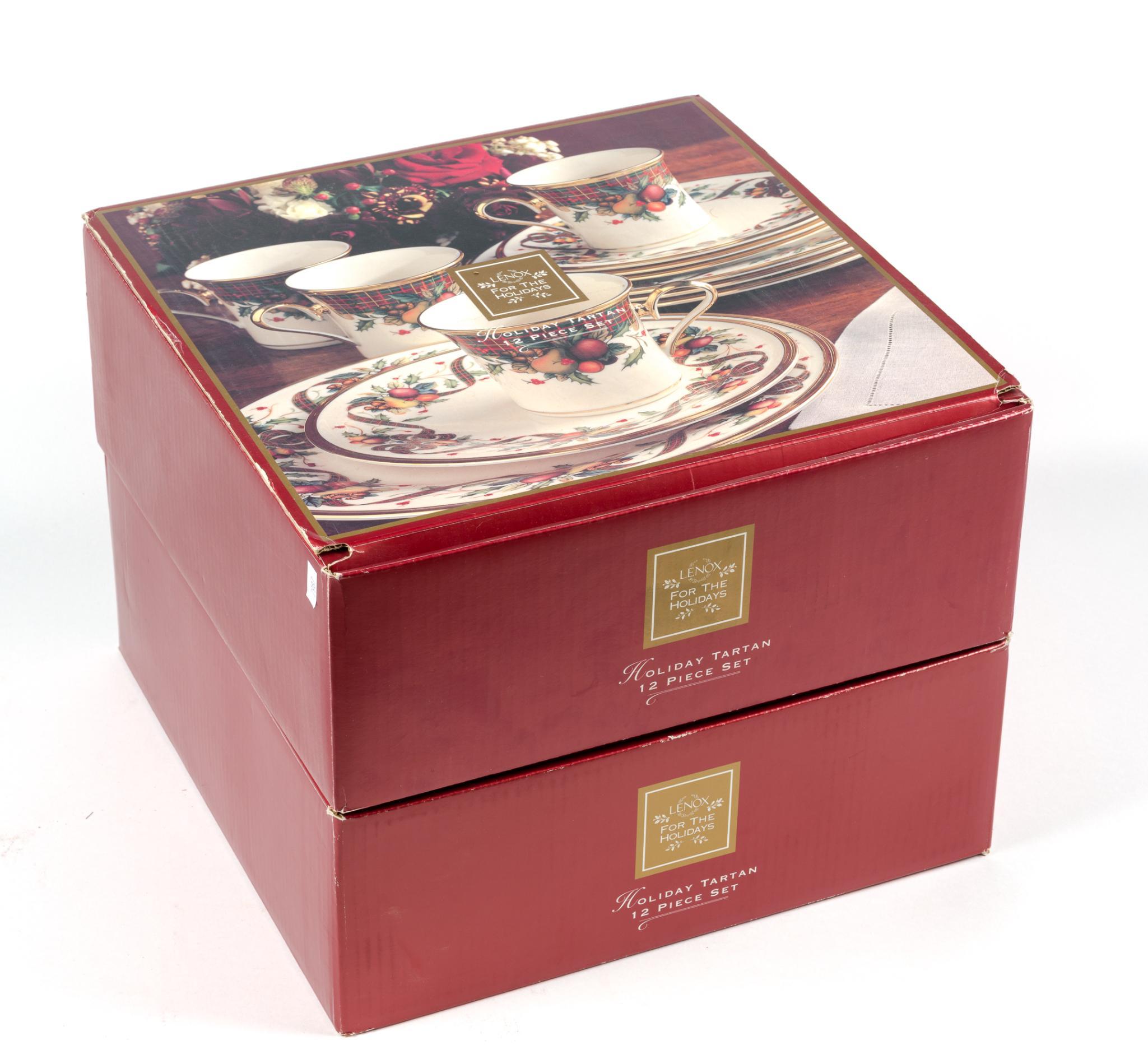 Lenox "Holiday Tartan" China Service