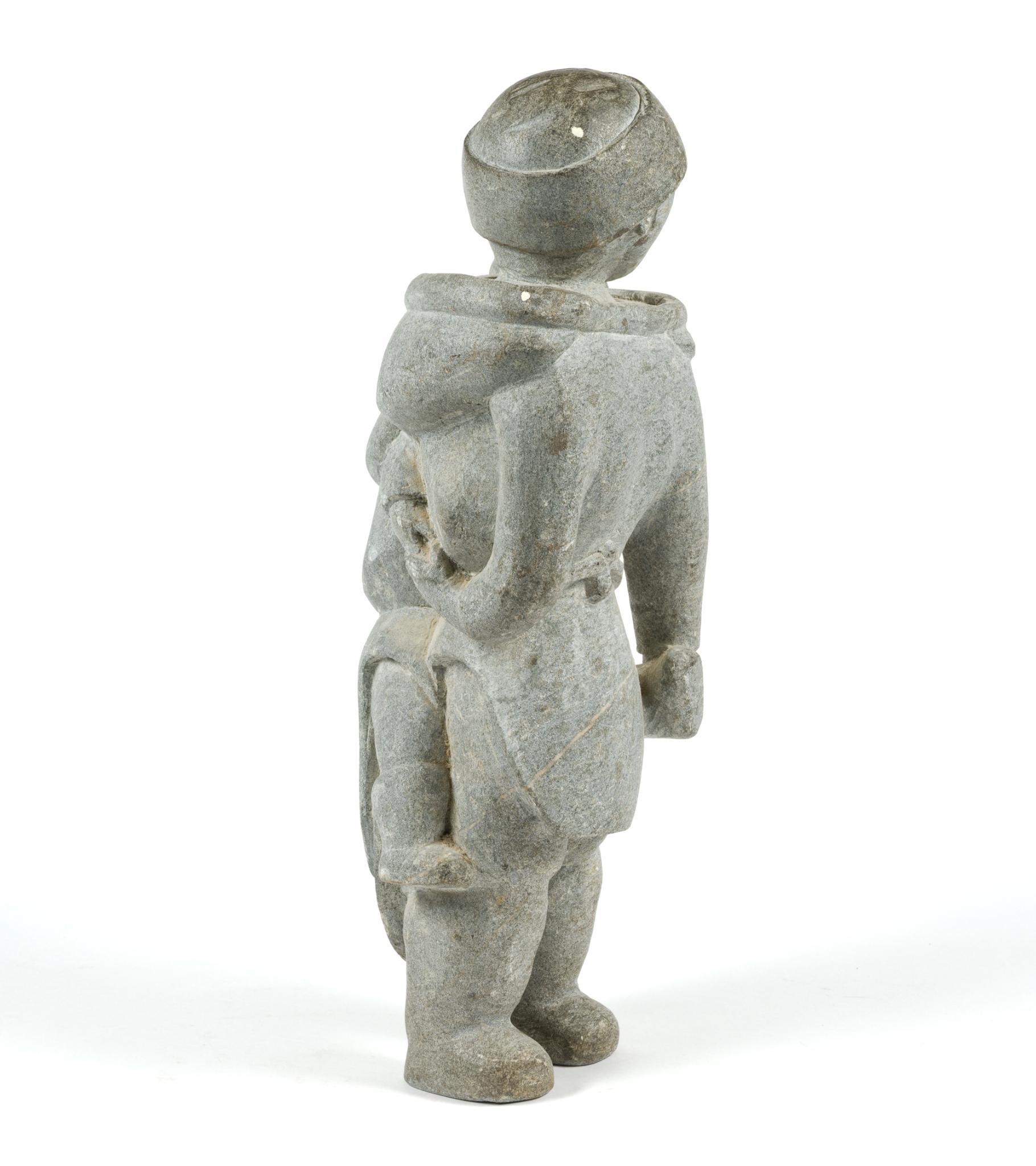 Inuit Stone Carved Statue