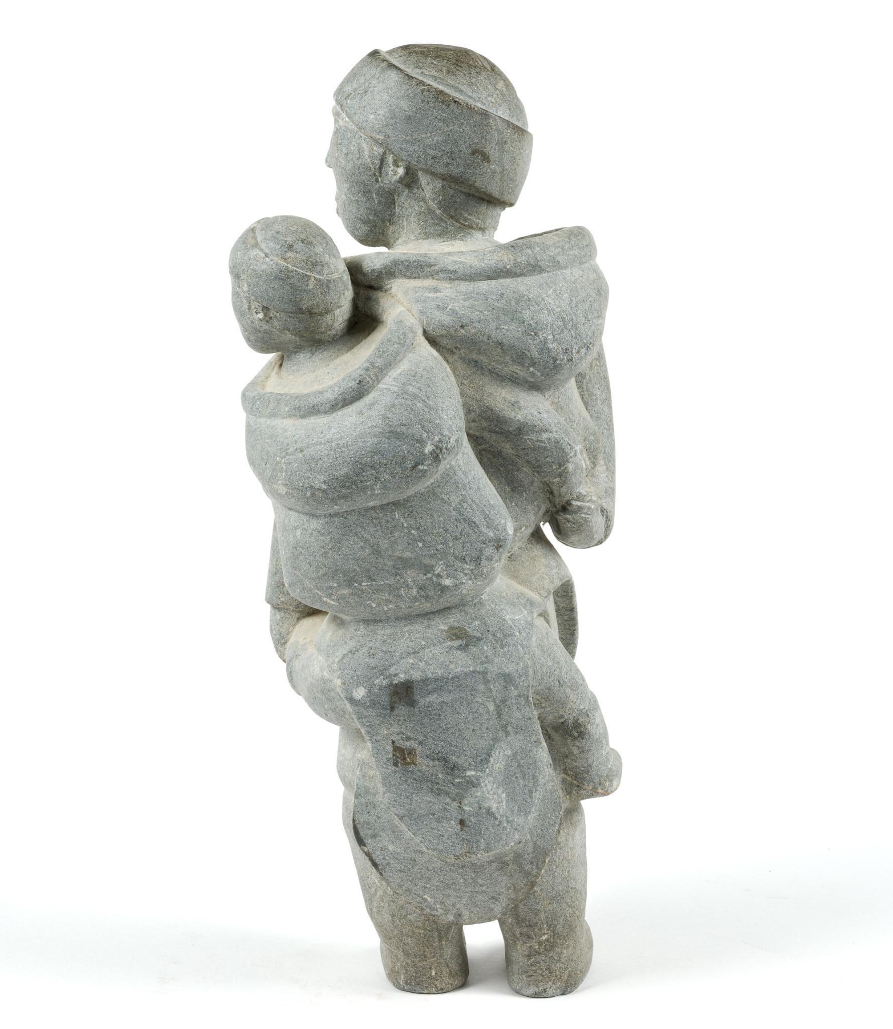 Inuit Stone Carved Statue