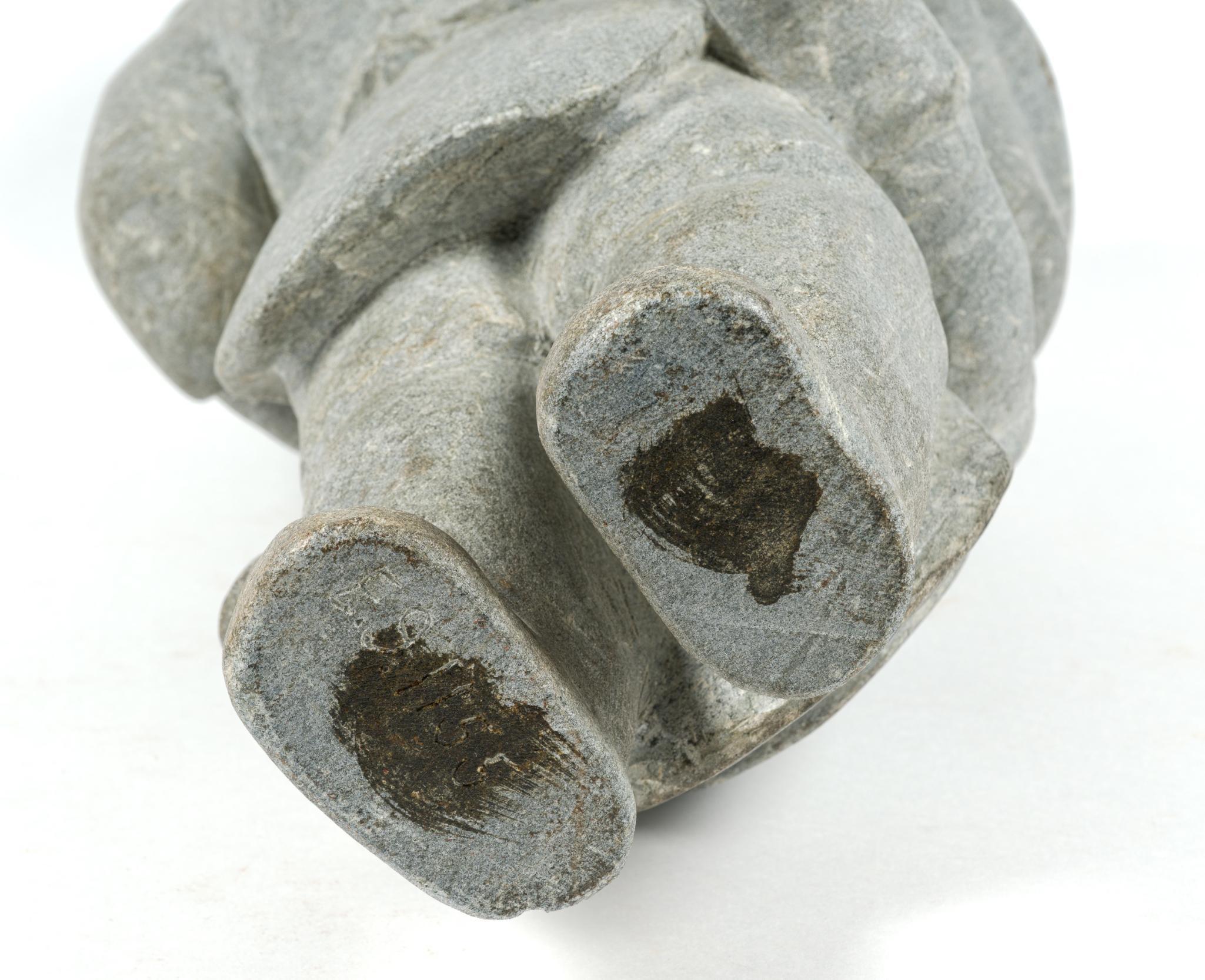 Inuit Stone Carved Statue