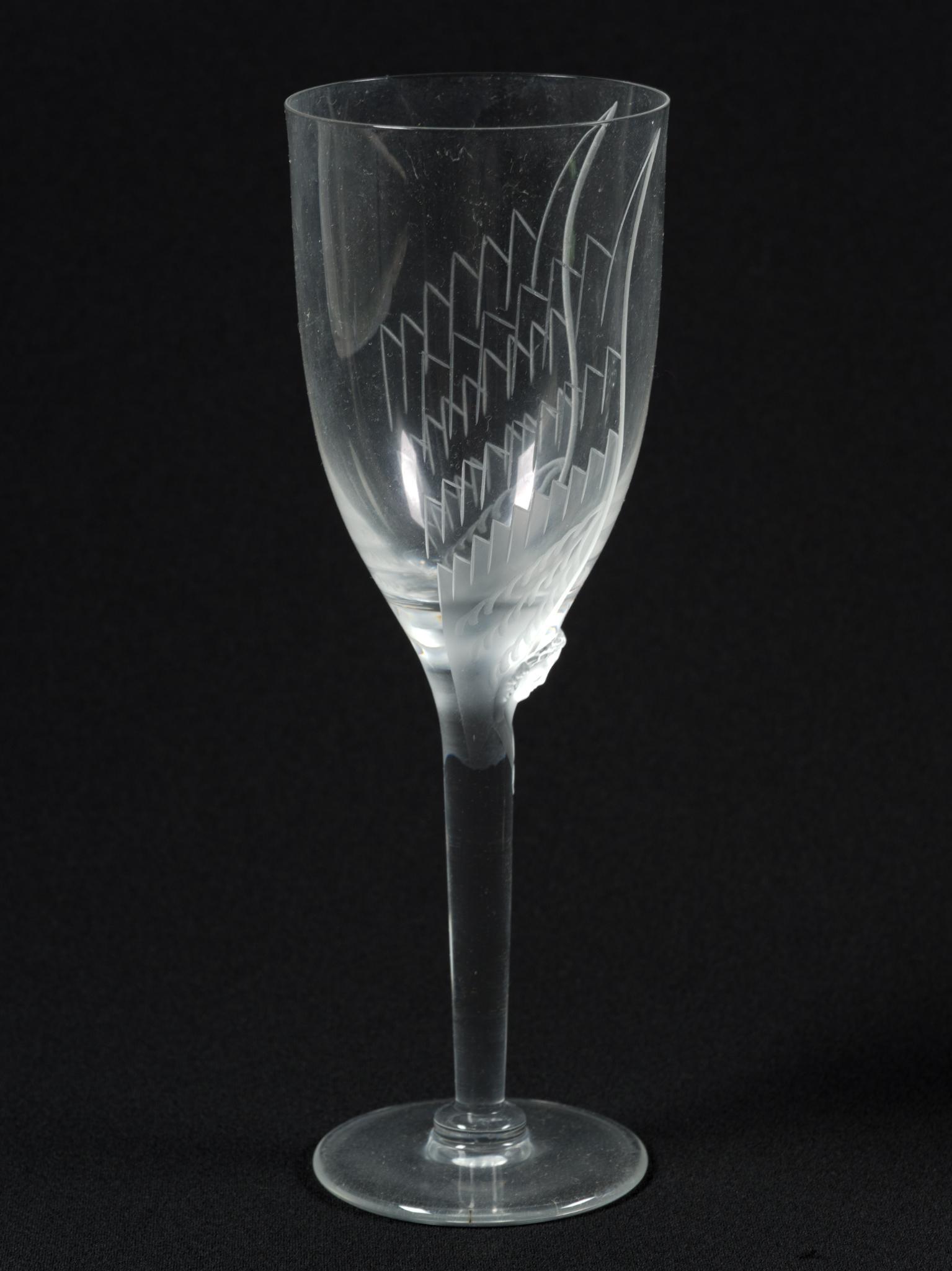 3 Pieces Lalique Glass