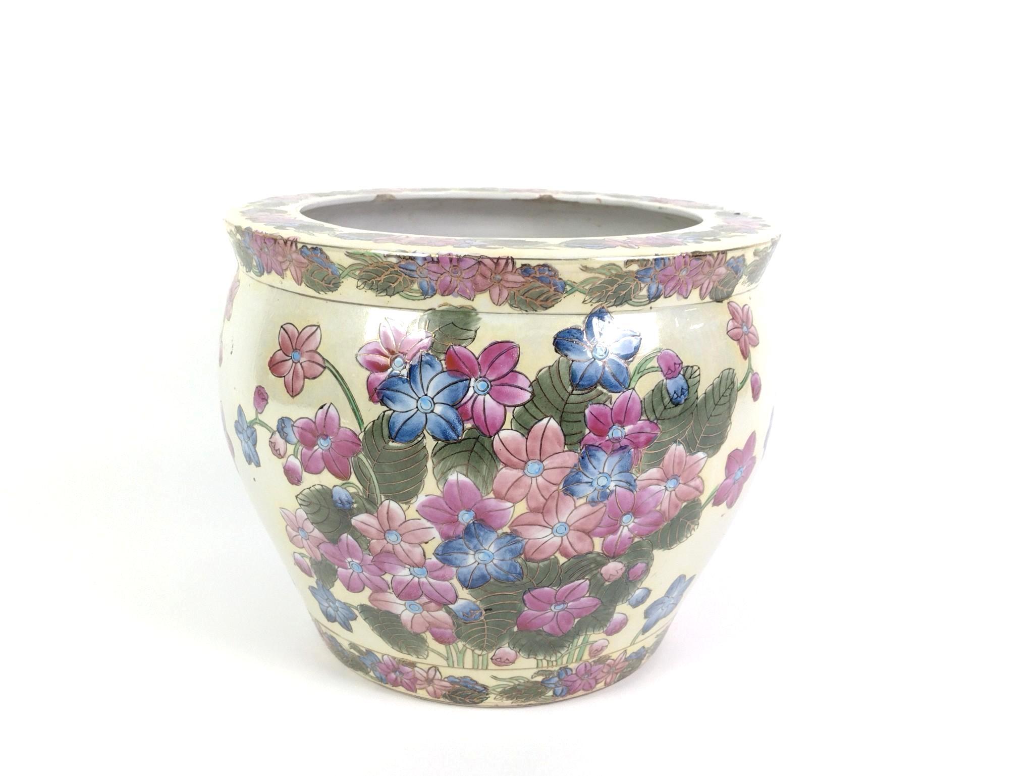 Vintage Chinese Fish Bowl
