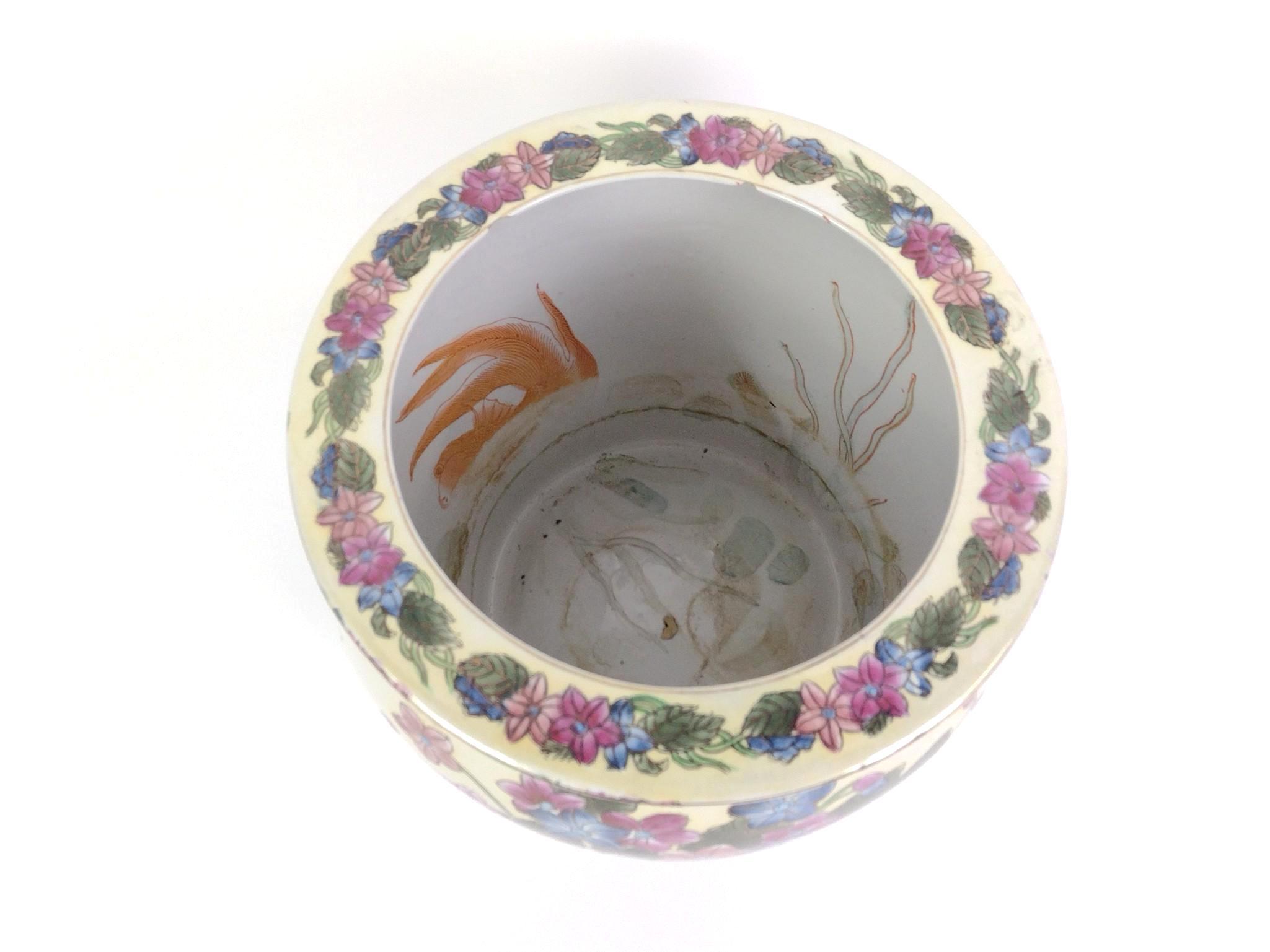 Vintage Chinese Fish Bowl