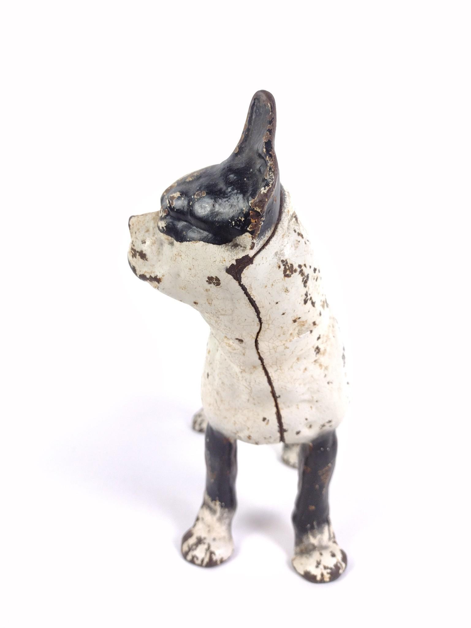 Cast Iron Boston Terrier Door Stop