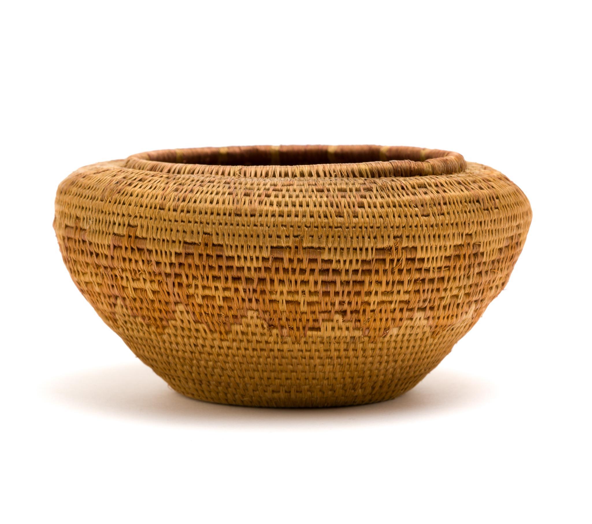 Native American Basket & Native American Bowl