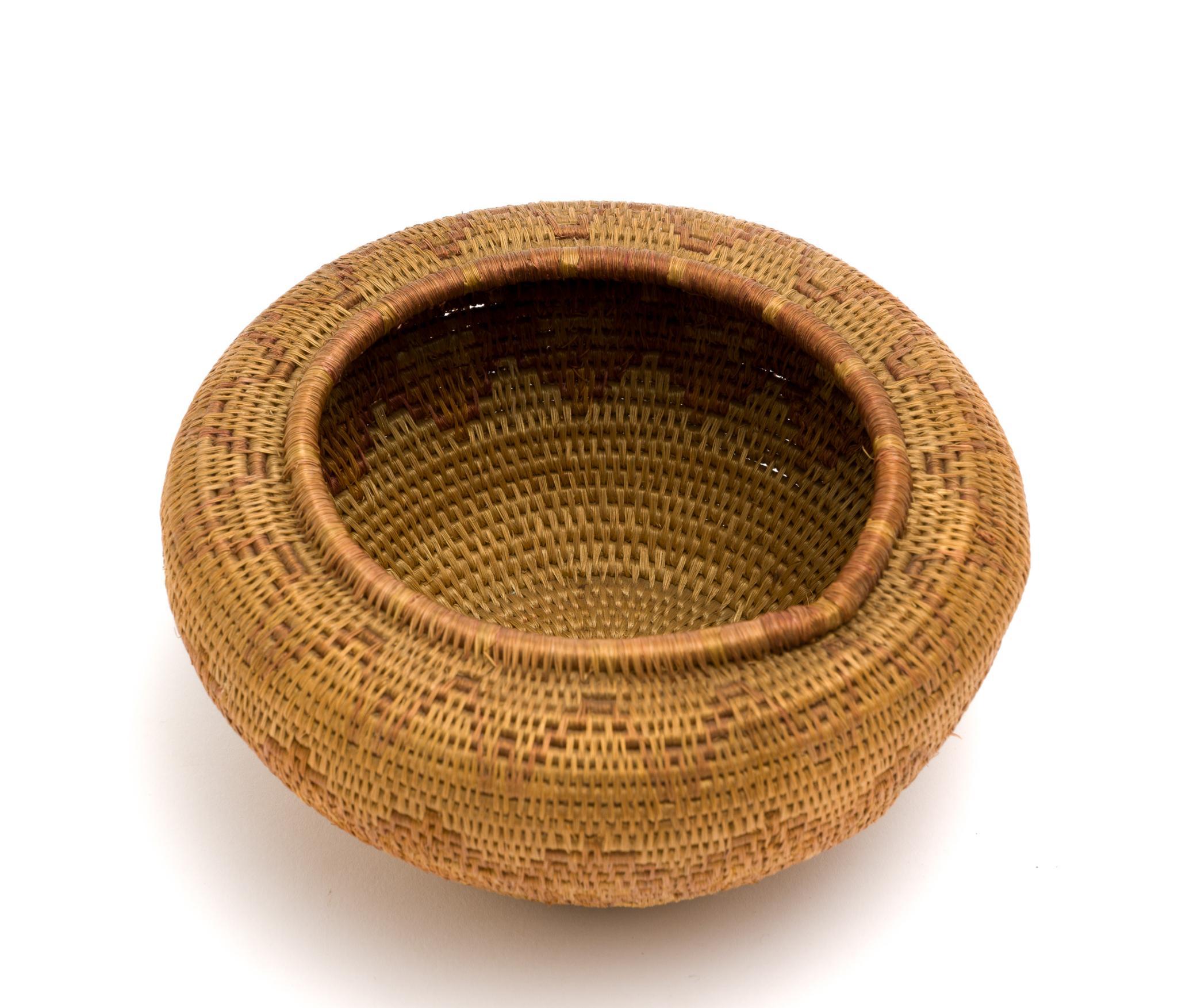 Native American Basket & Native American Bowl