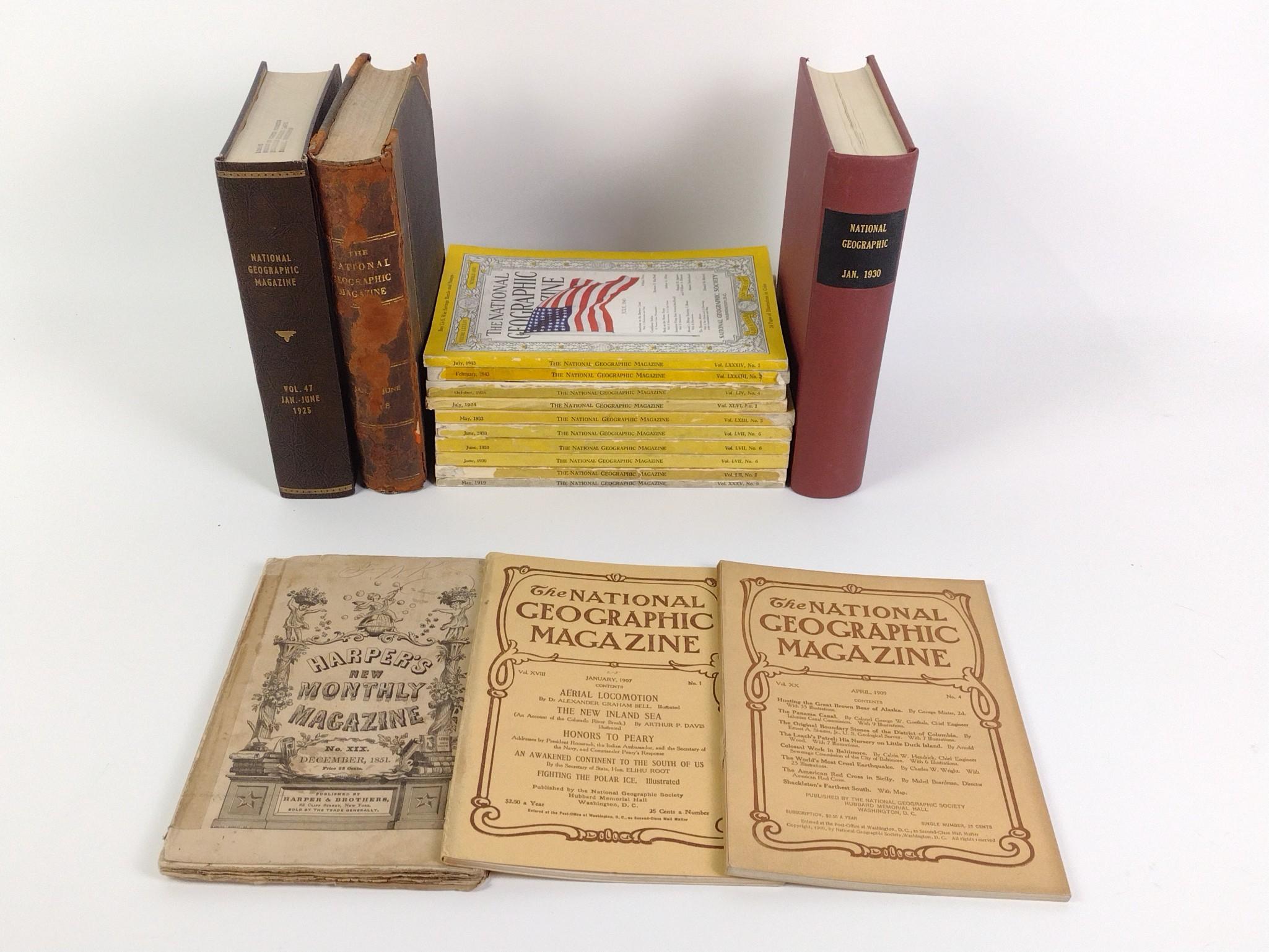 Vintage & Antique National Geographic Magazines