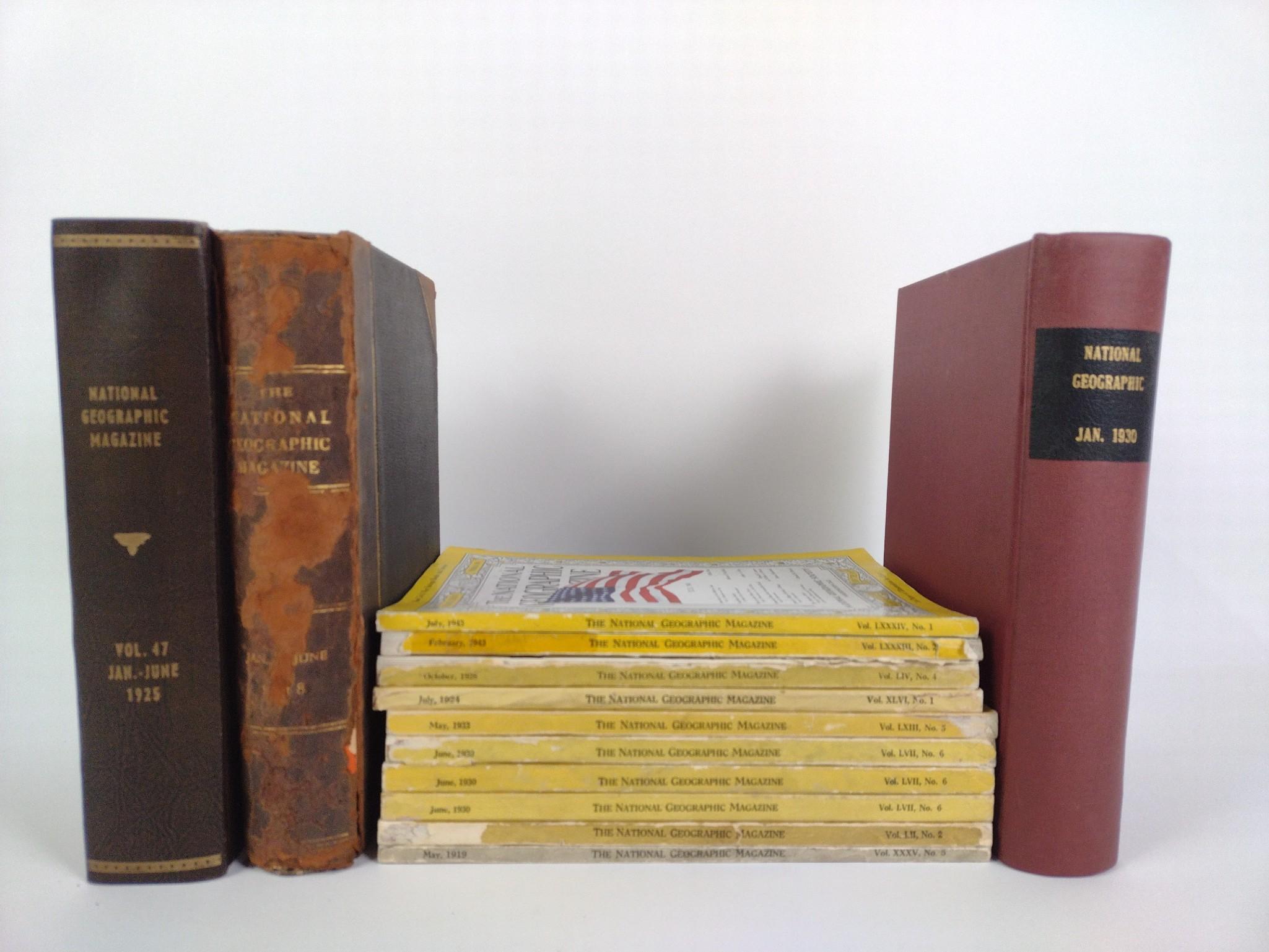 Vintage & Antique National Geographic Magazines