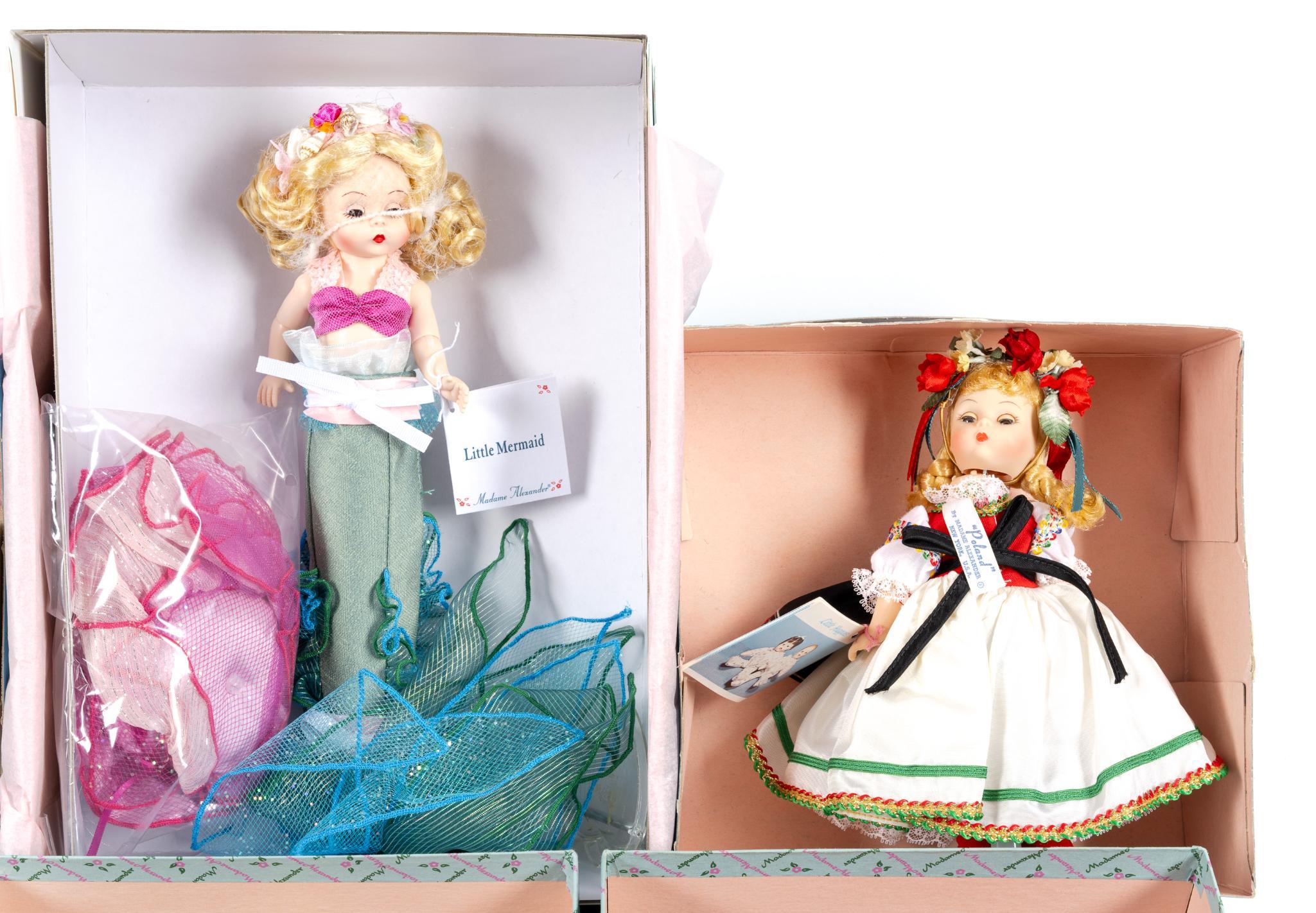9 Madame Alexander Dolls Incl. Lissy
