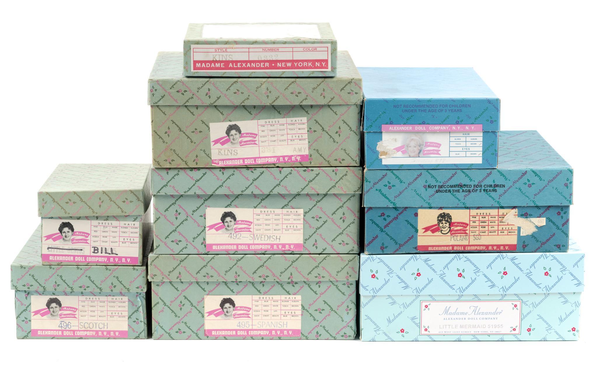 9 Madame Alexander Dolls Incl. Lissy