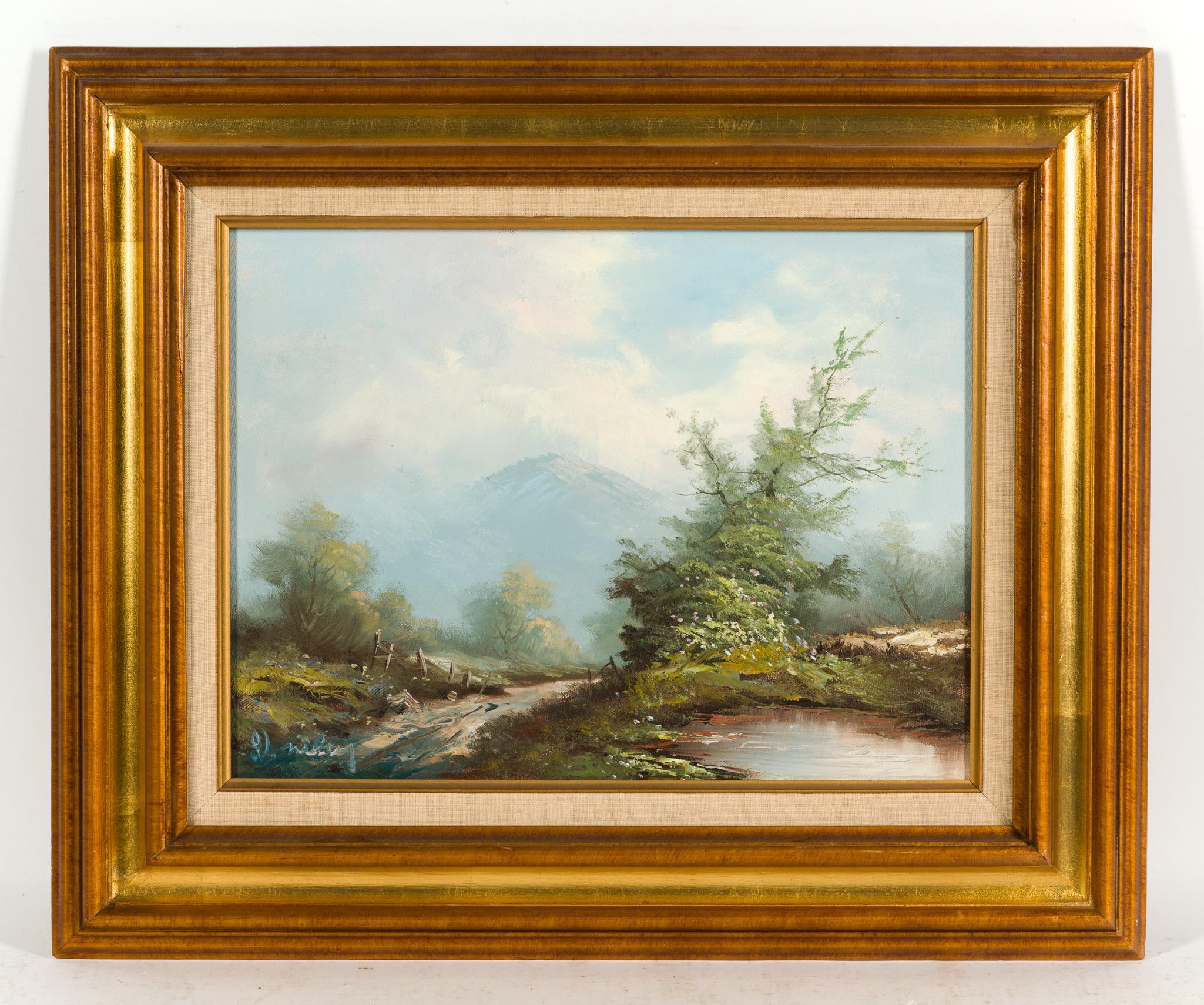 4 Decorative Landscape & Coastal Paintings
