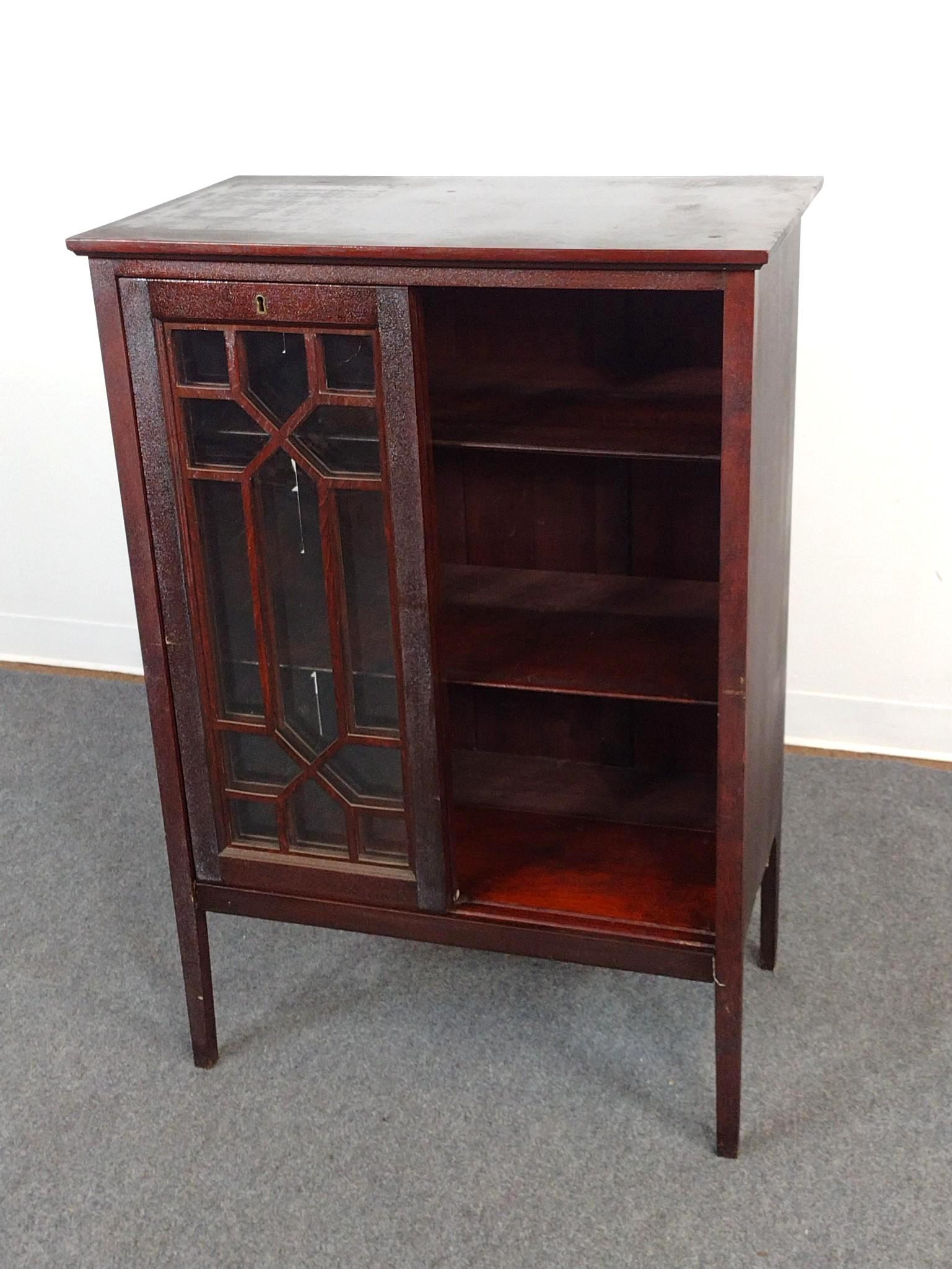Chippendale Style Sliding Door Bookcase