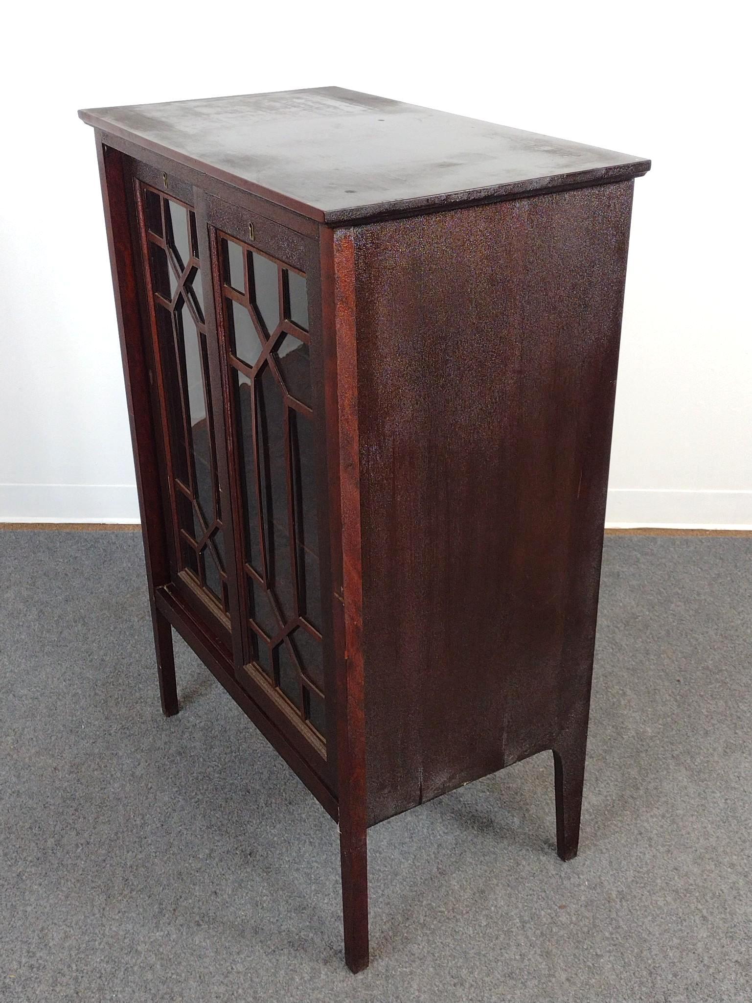 Chippendale Style Sliding Door Bookcase