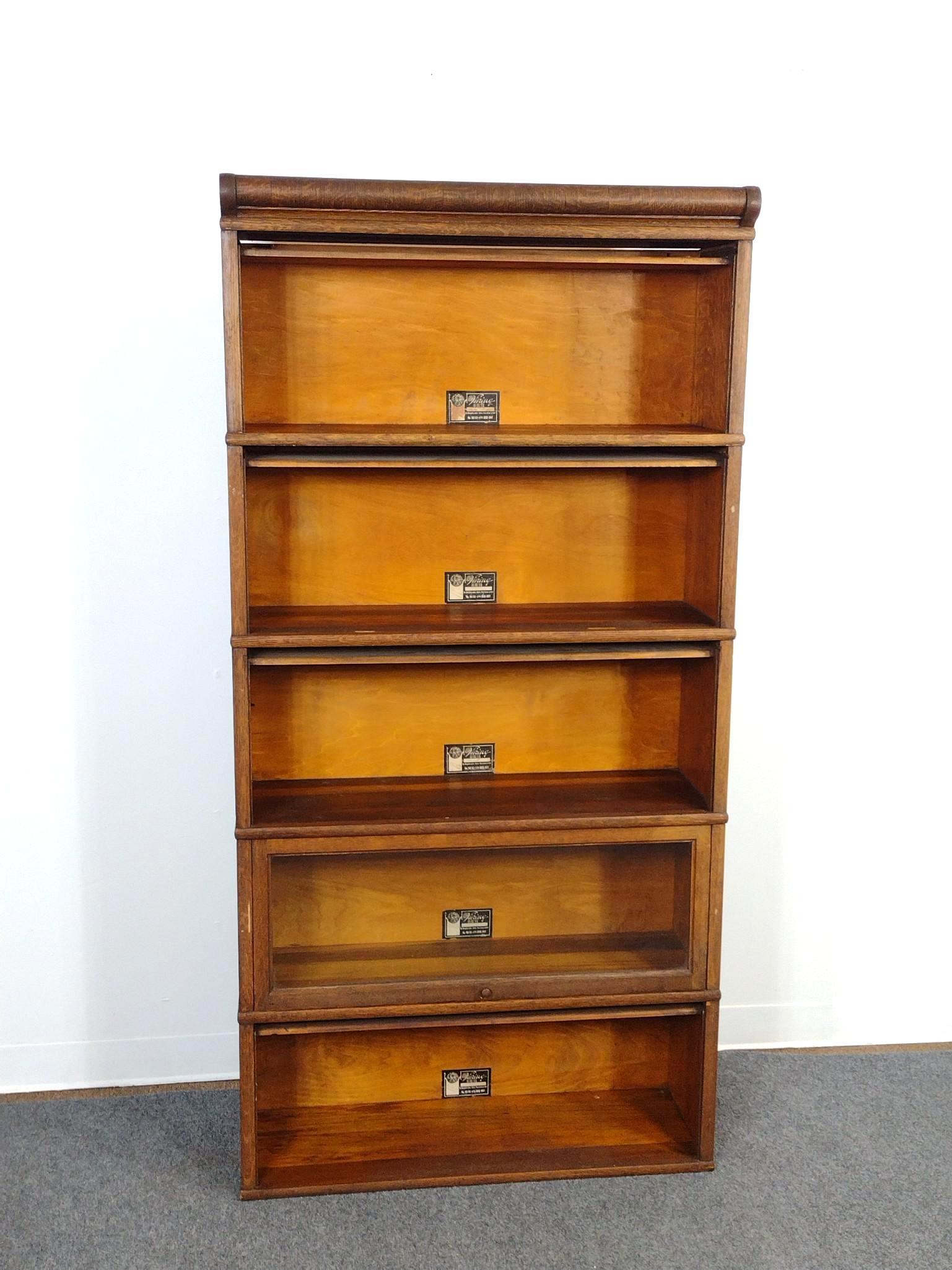 Viking 5-Section Barrister Bookcase