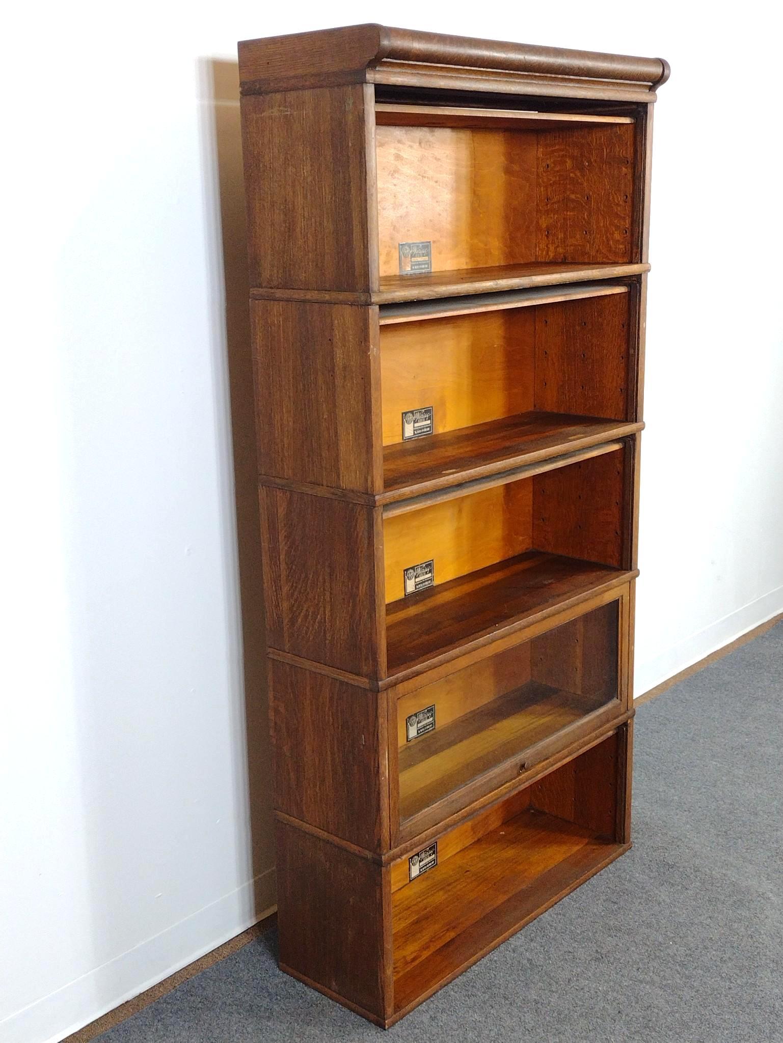 Viking 5-Section Barrister Bookcase