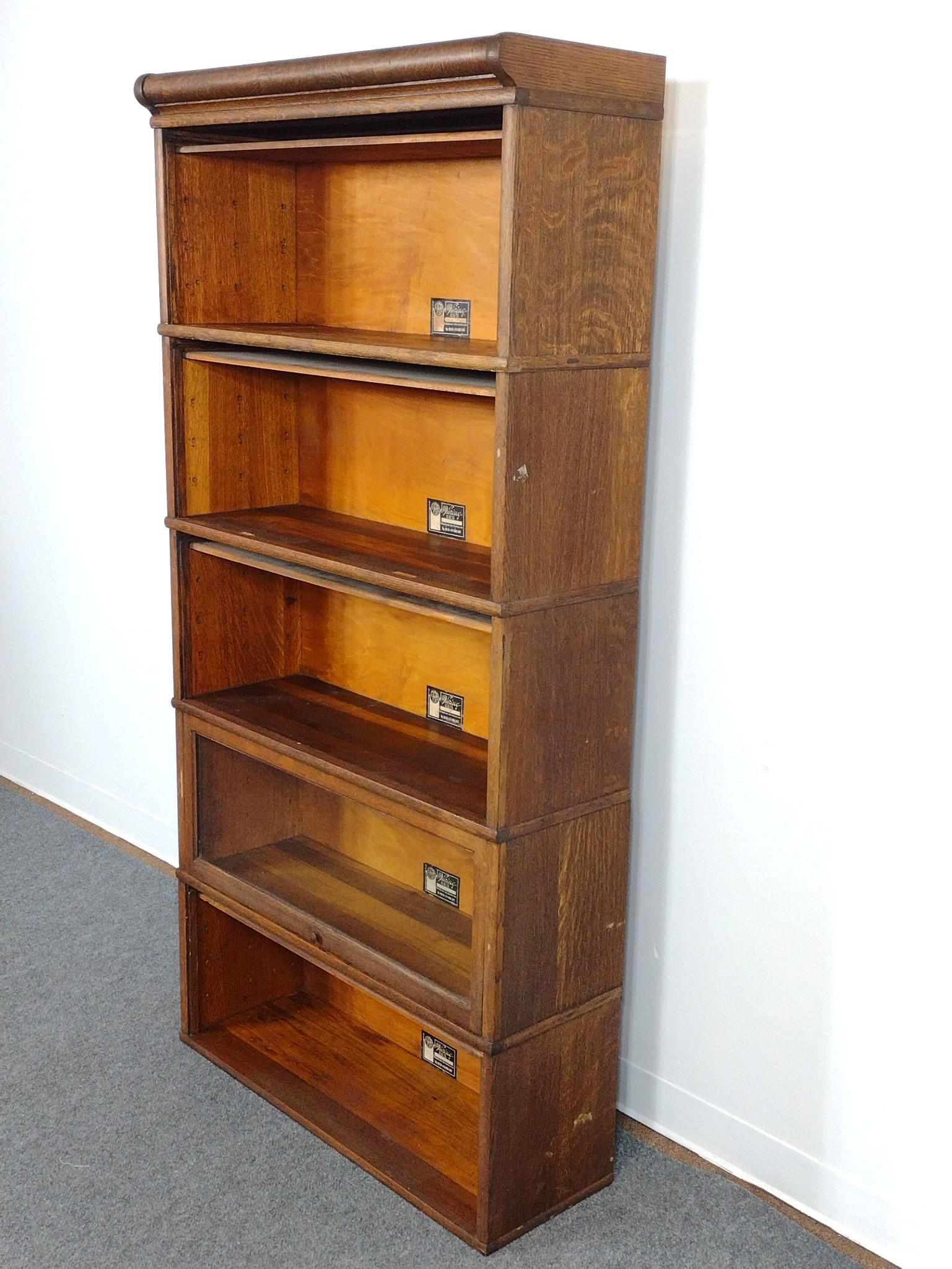 Viking 5-Section Barrister Bookcase