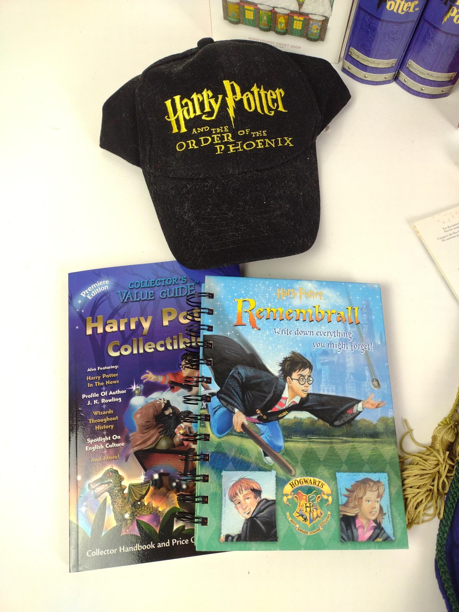22 Pewter Harry Potter Hallmark Ornaments & Hat
