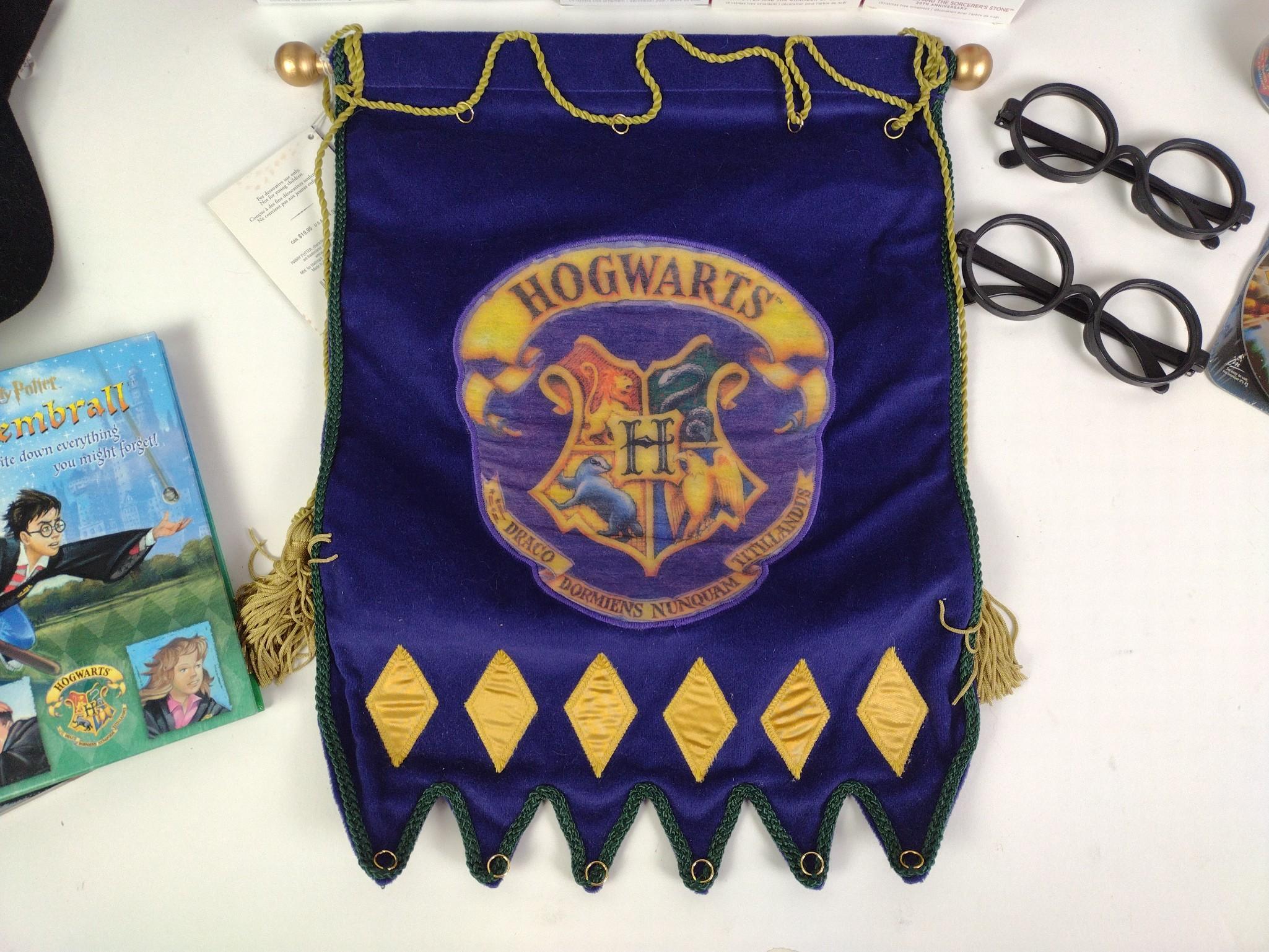 22 Pewter Harry Potter Hallmark Ornaments & Hat