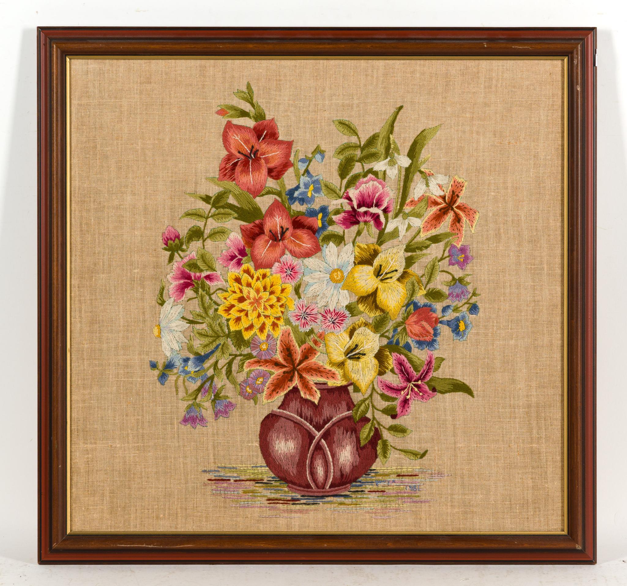 2 Floral Art Pieces