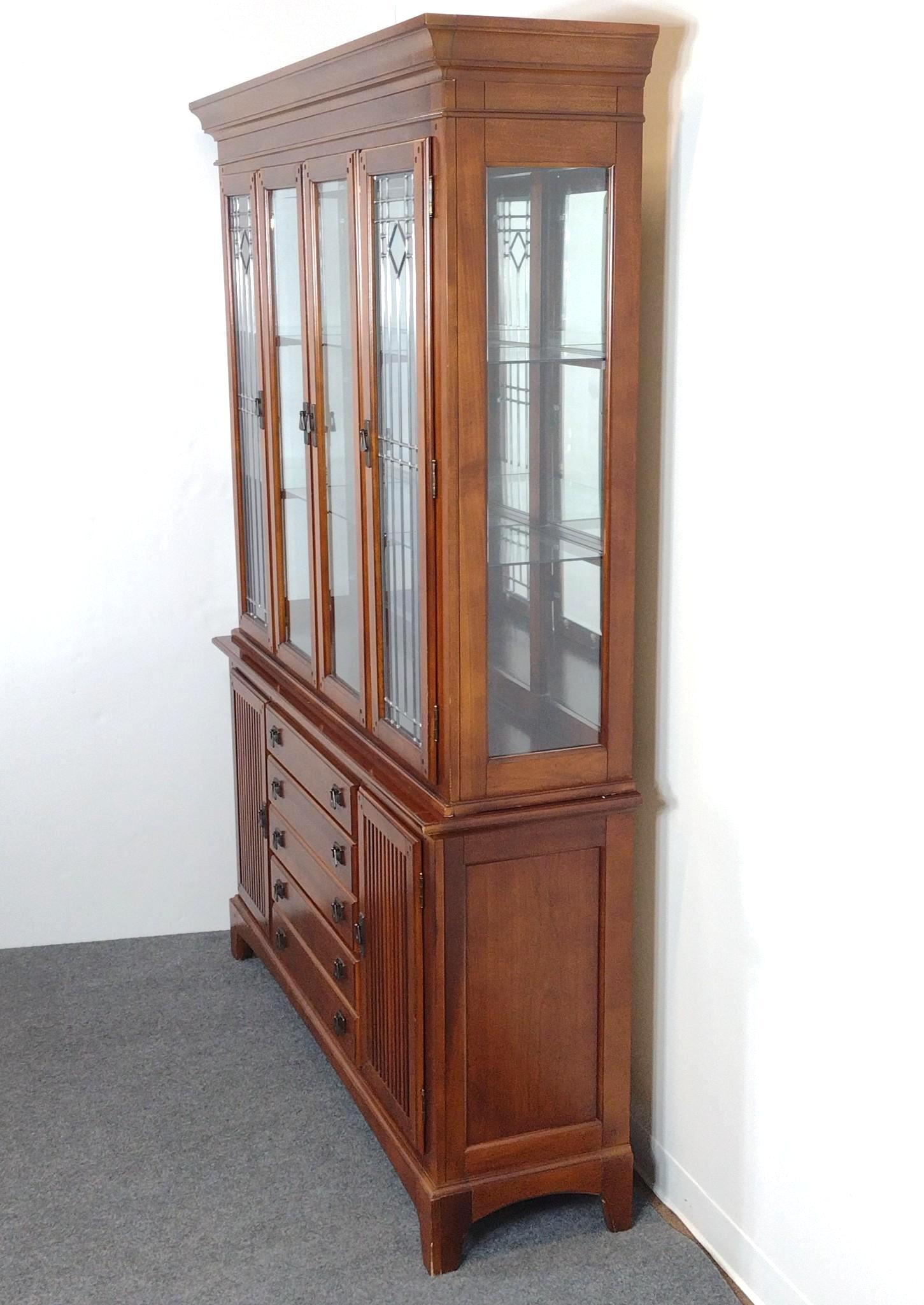 Arts and Crafts Style China Cabinet