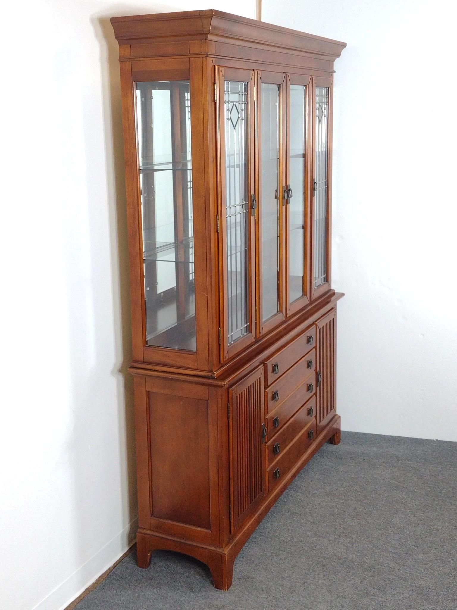 Arts and Crafts Style China Cabinet
