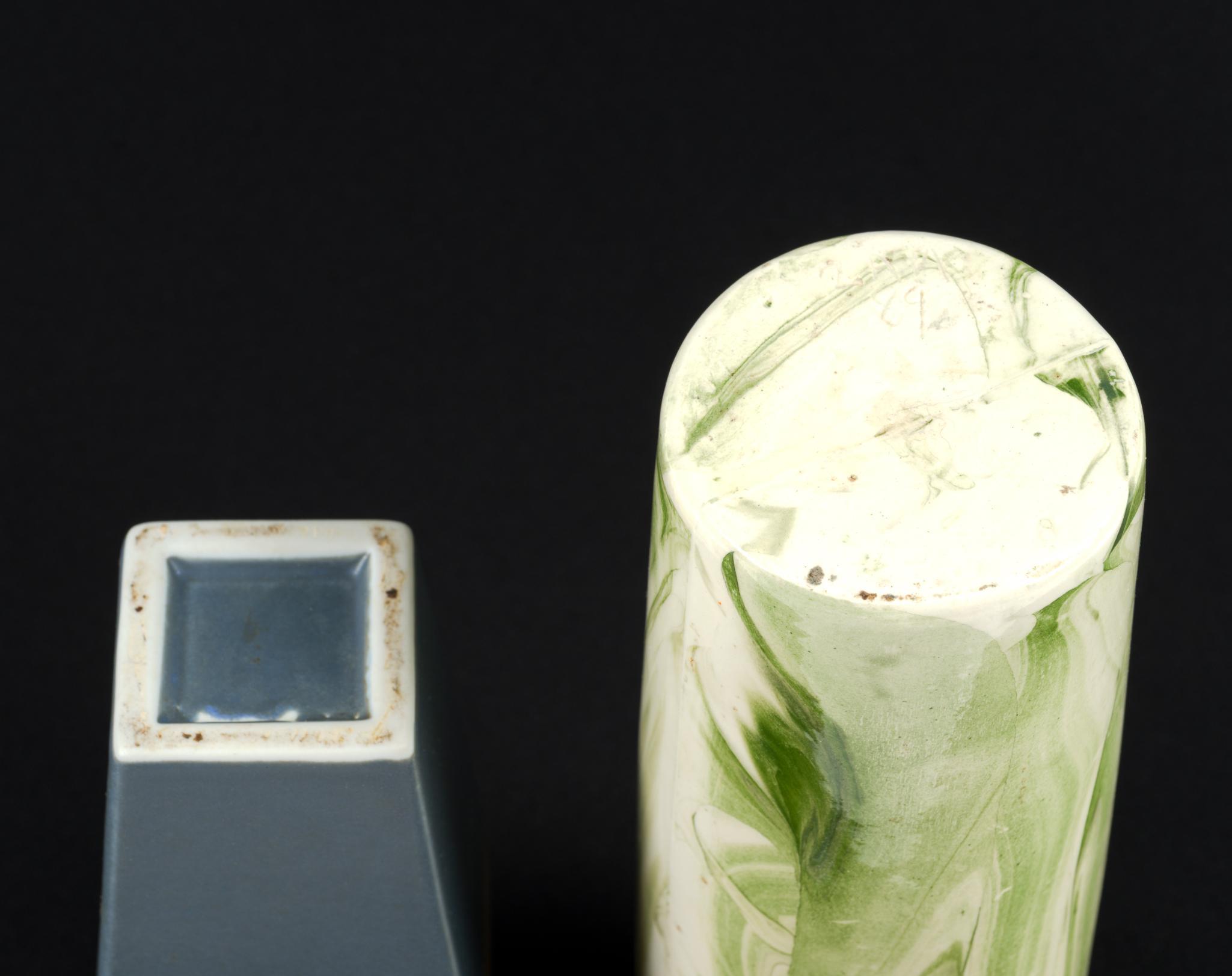 Ceramic & Glass Pieces Incl. Heisey Glass & Signed Pottery