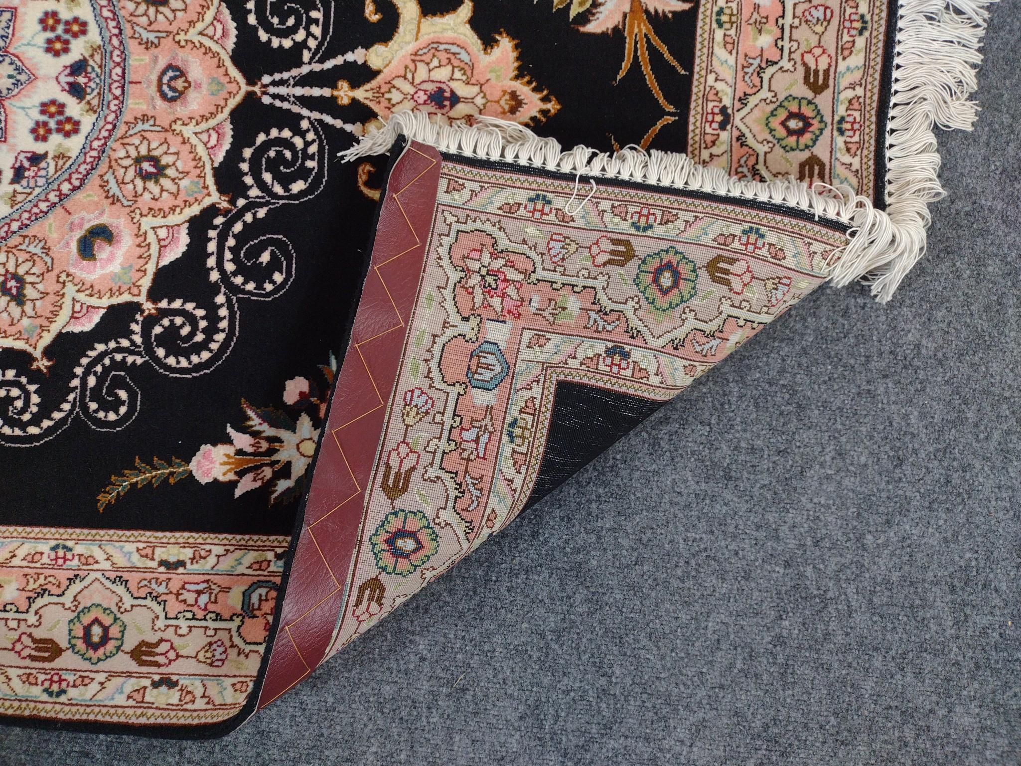 Persian Tabriz Throw Rug