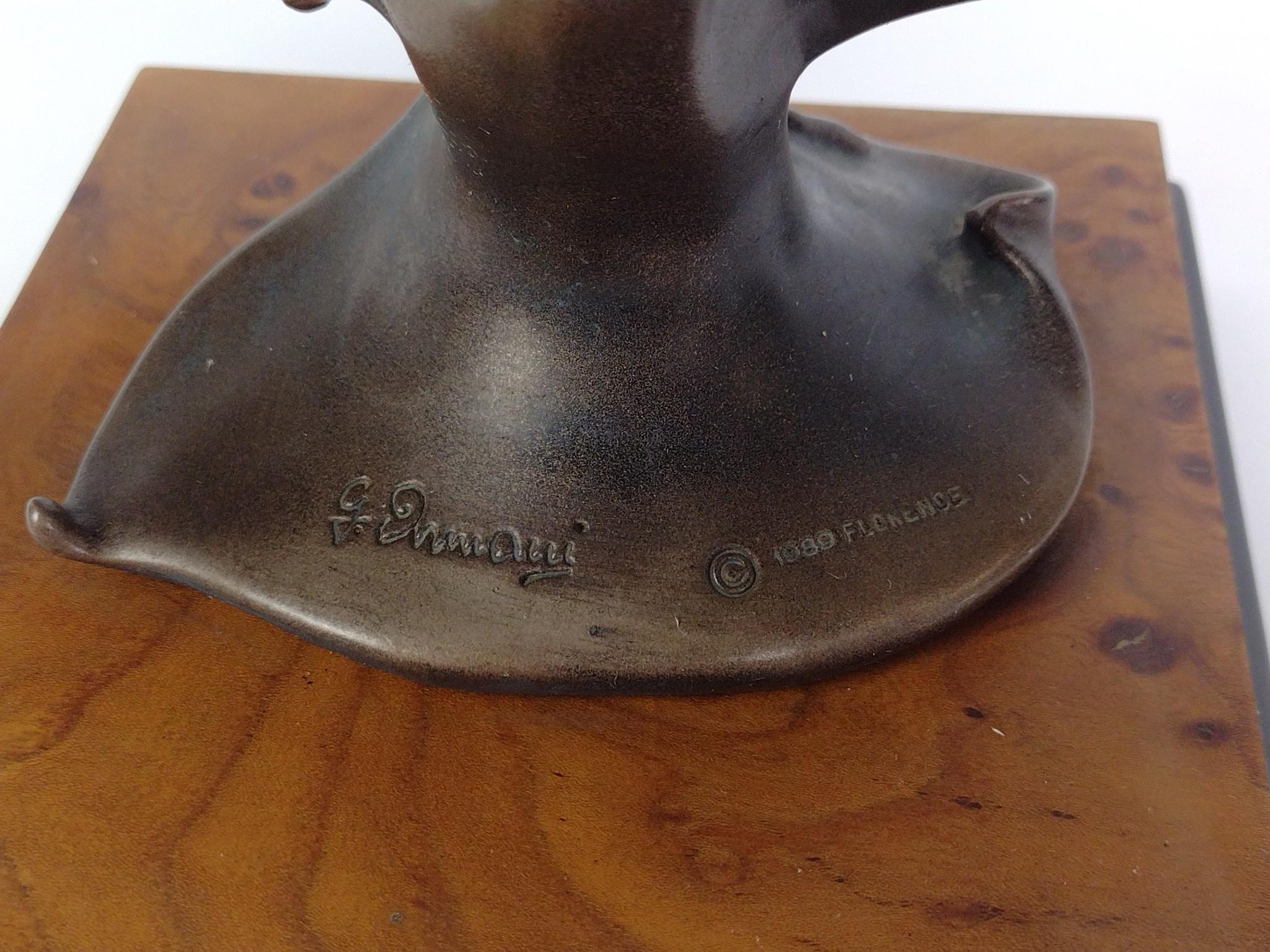 1989 G. Armani Florence Peacock Sculpture