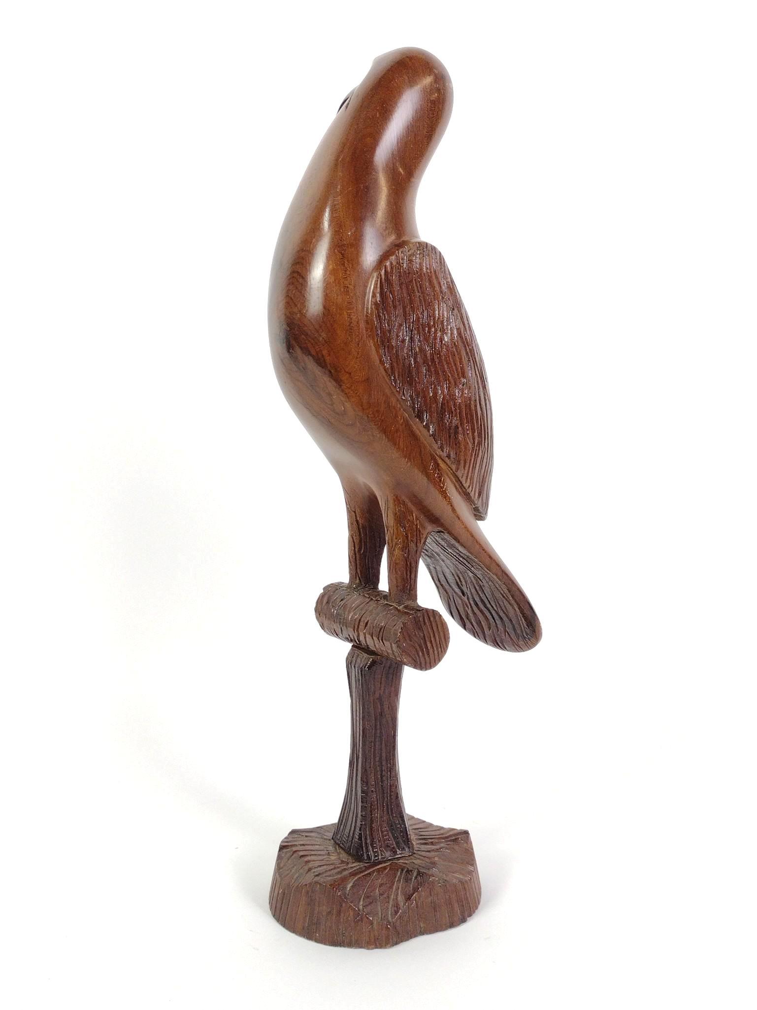 2 Unsigned Bird Statues & David Brown Native American Chief