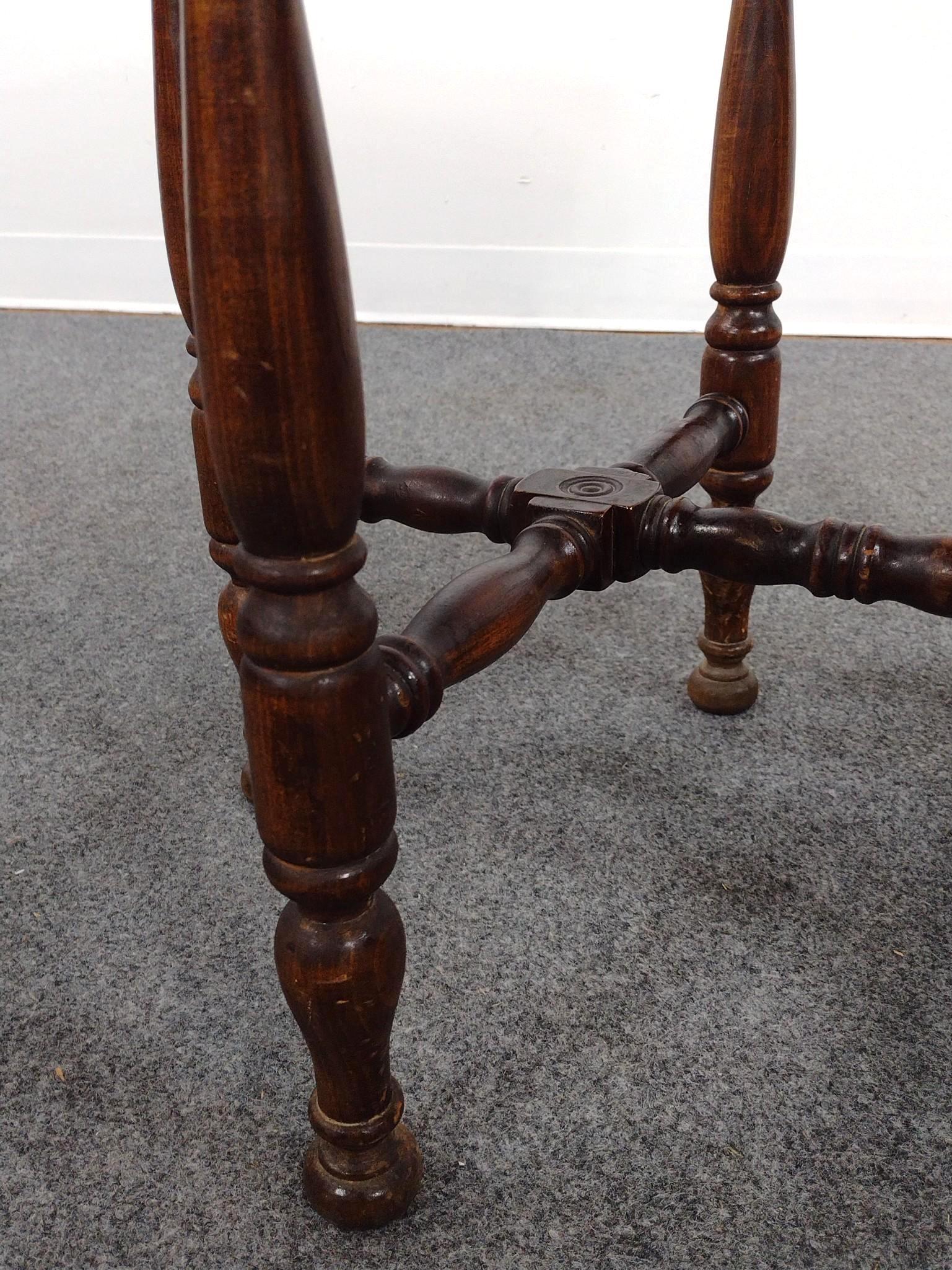 Antique Scalloped Parlor or Occasional Table
