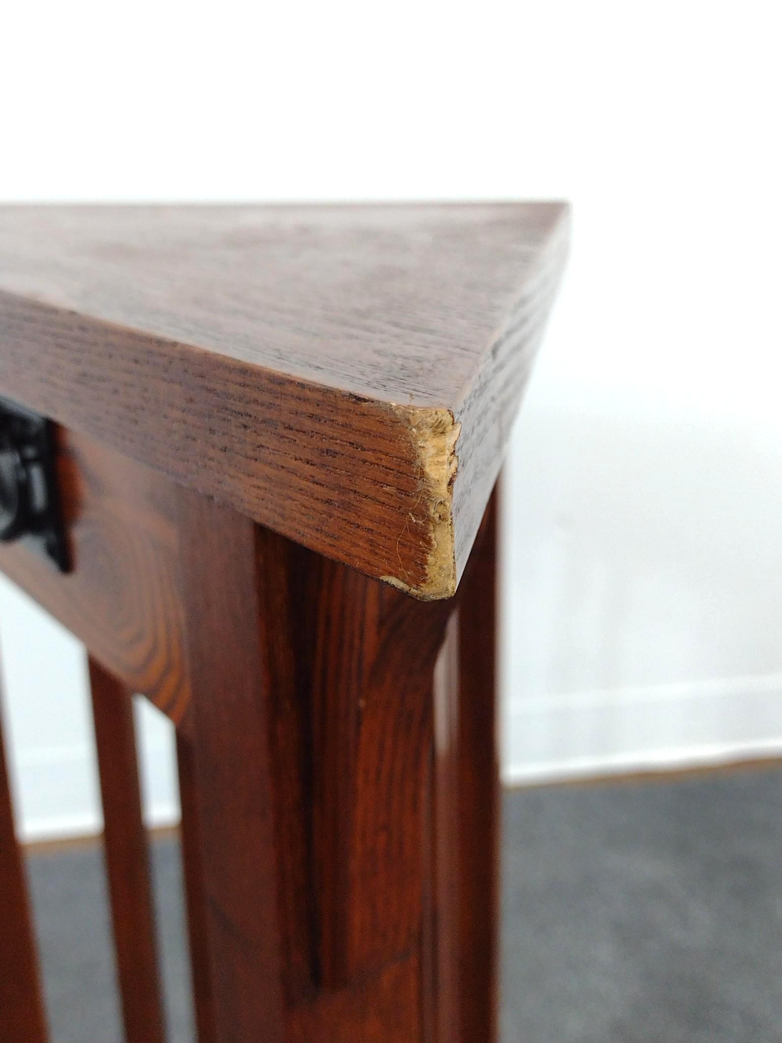 Arts and Crafts Mission Style Corner Stand