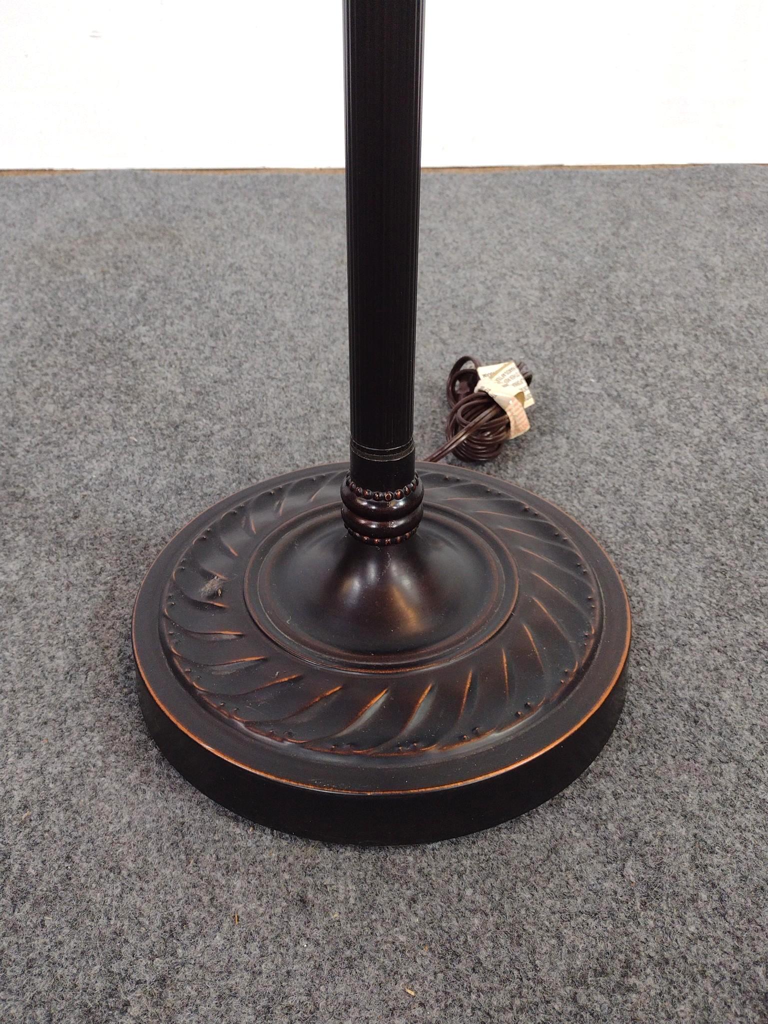 Tiffany Style Torchiere Floor Lamp