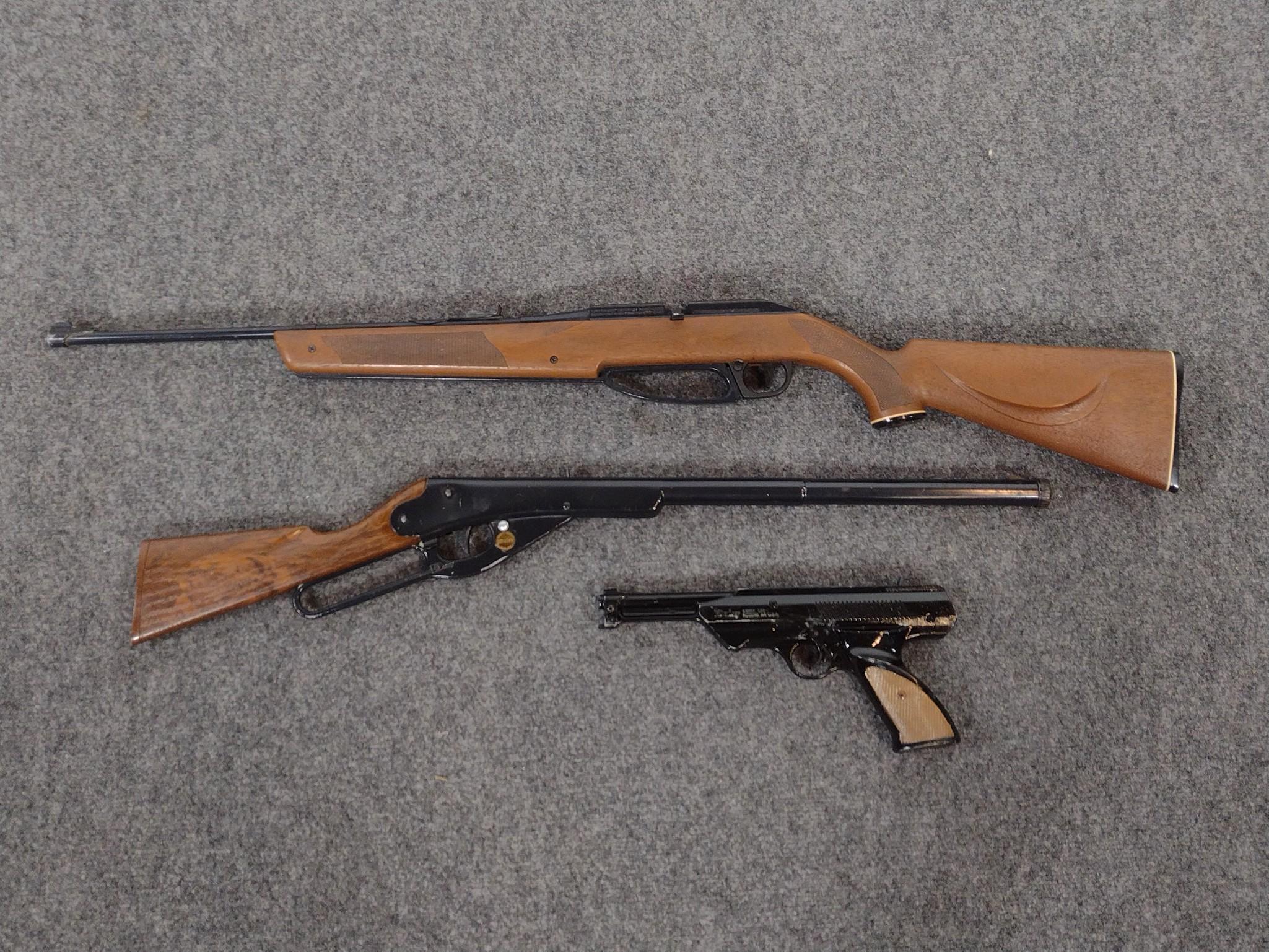 3 Daisy BB Guns Incl. Model 188 Air Pistol