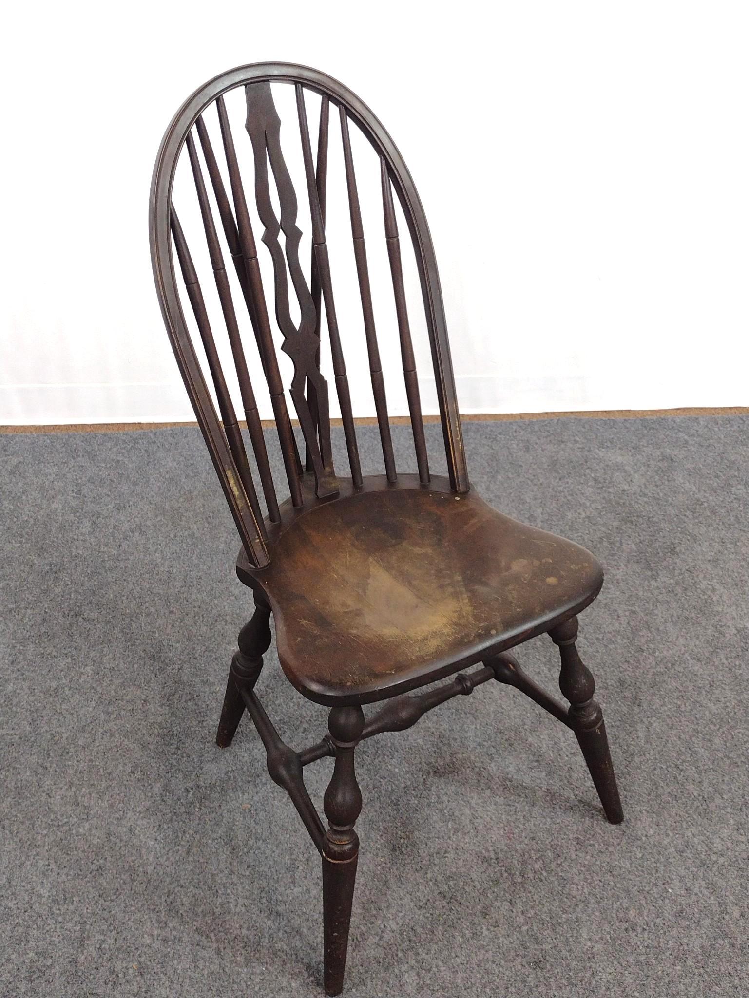 Cheval Dressing Mirror and Windsor Style Side Chair