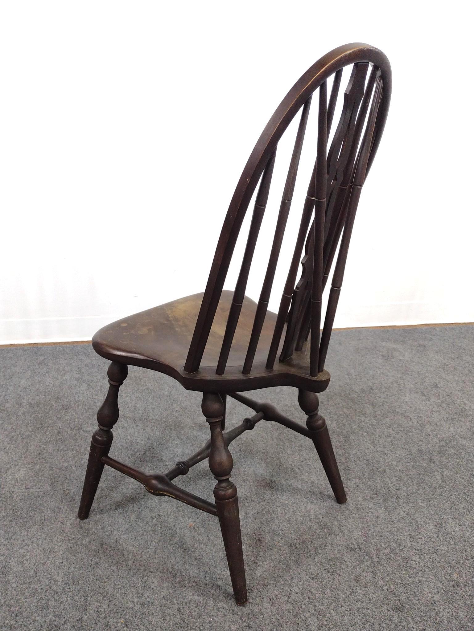 Cheval Dressing Mirror and Windsor Style Side Chair