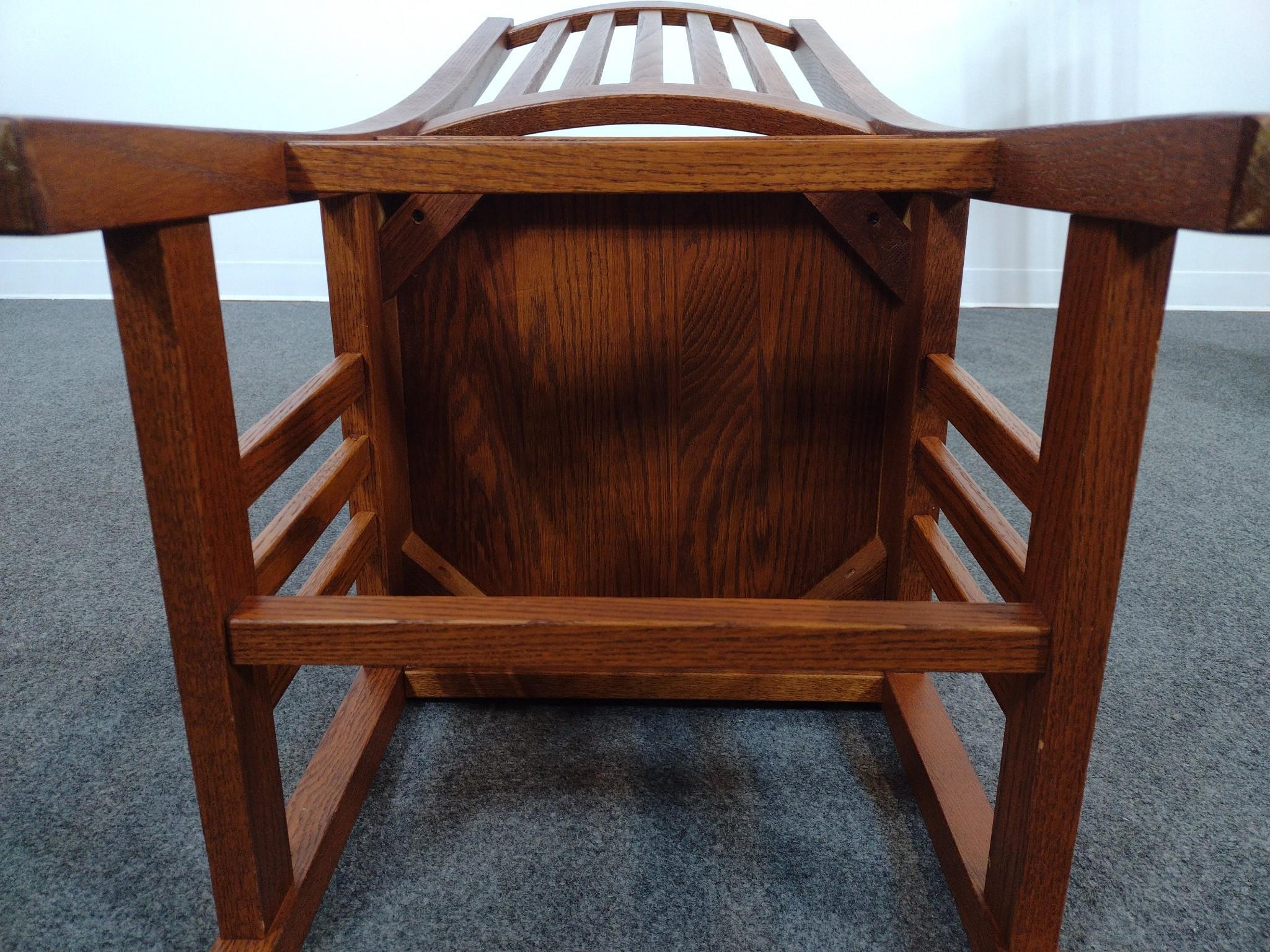 Set of 4 Arts and Crafts Mission Style Dining Chairs