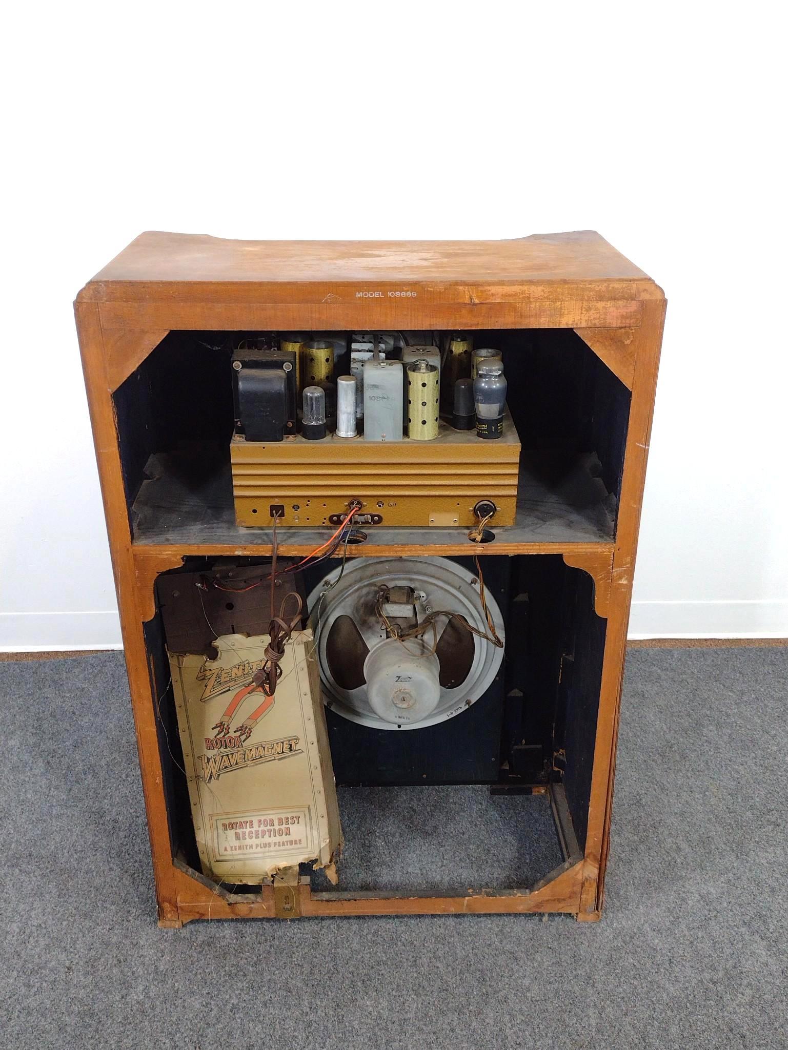 Zenith Floor Model Console Radio