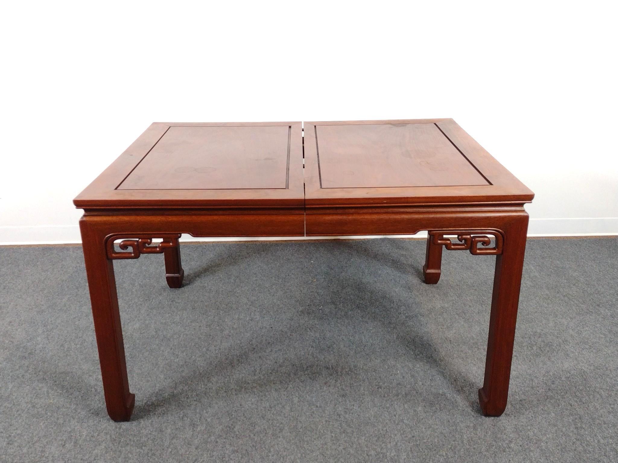 Chinese Rosewood Dining Table Set