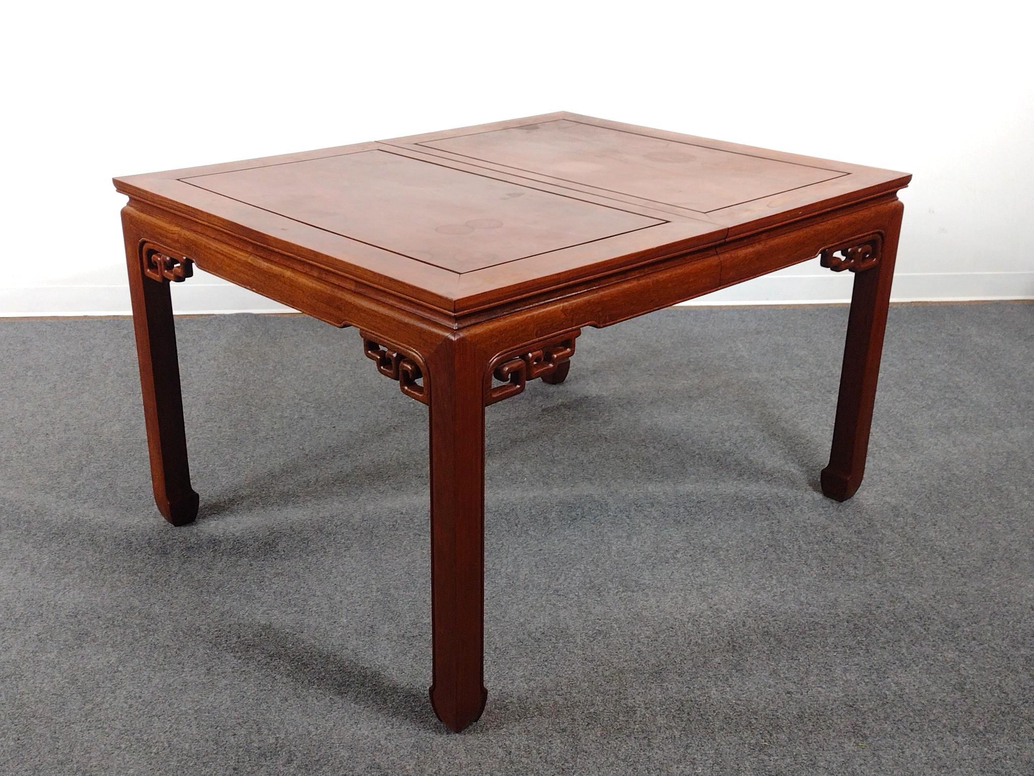 Chinese Rosewood Dining Table Set