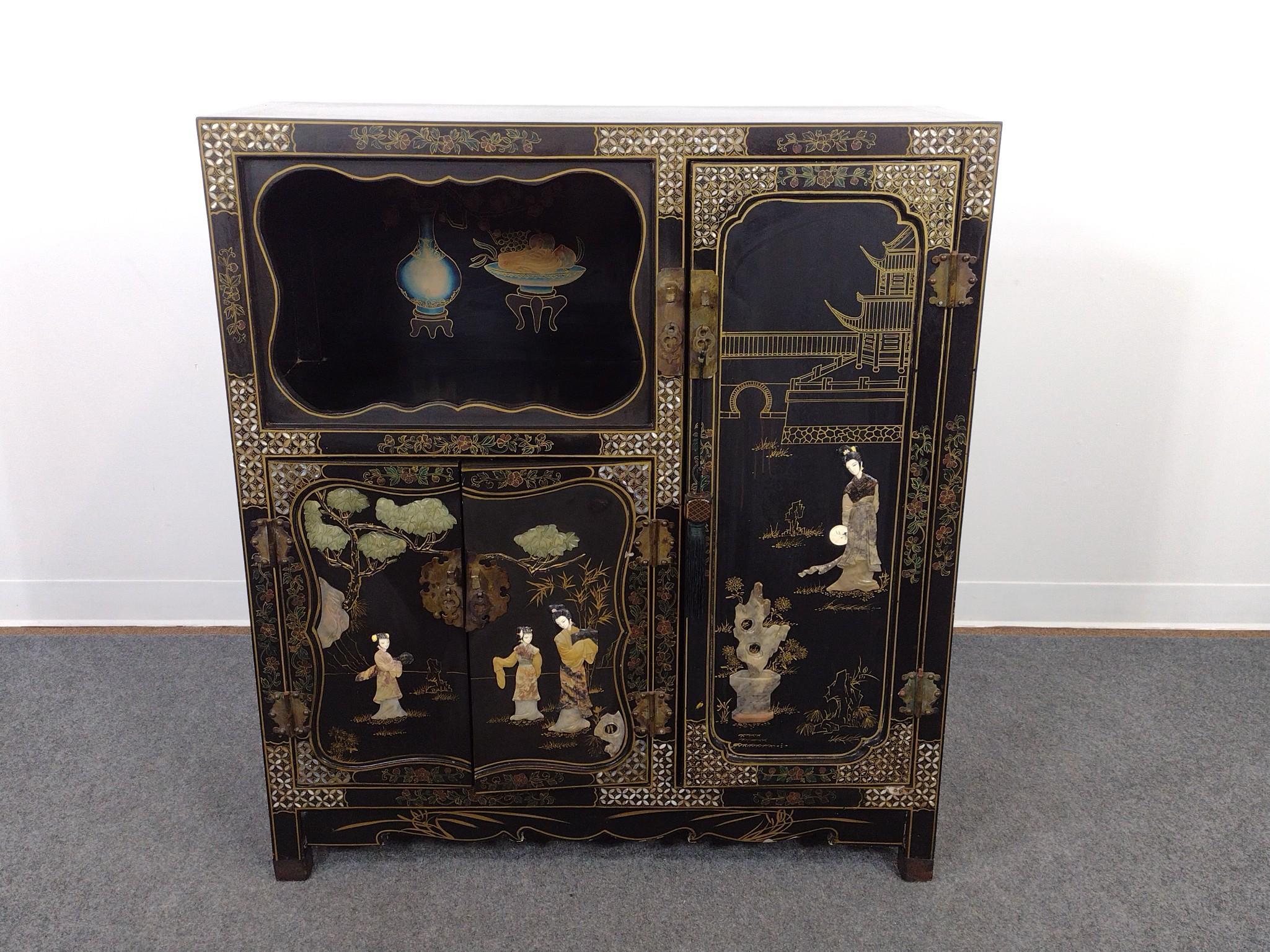 Chinese Lacquer Cabinet