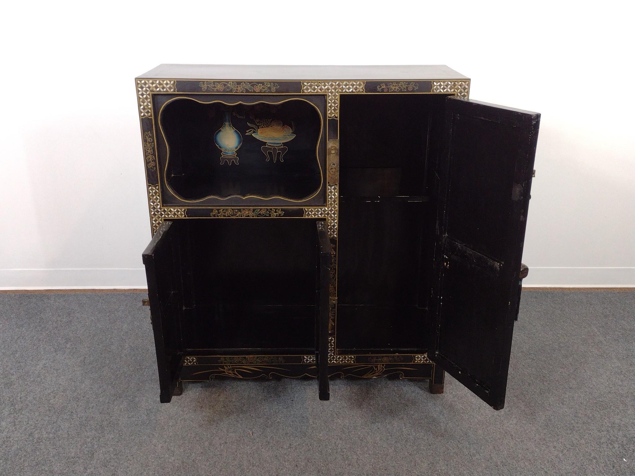 Chinese Lacquer Cabinet