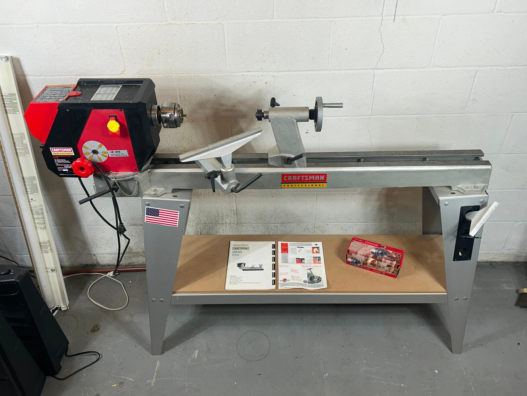 Craftsman Professional Variable Speed Wood Lathe