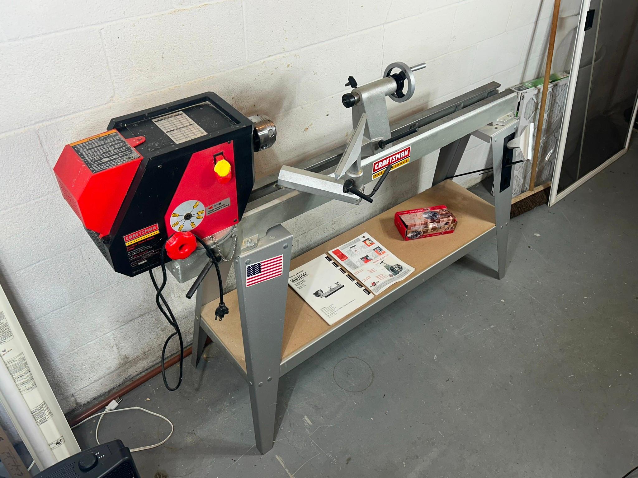Craftsman Professional Variable Speed Wood Lathe