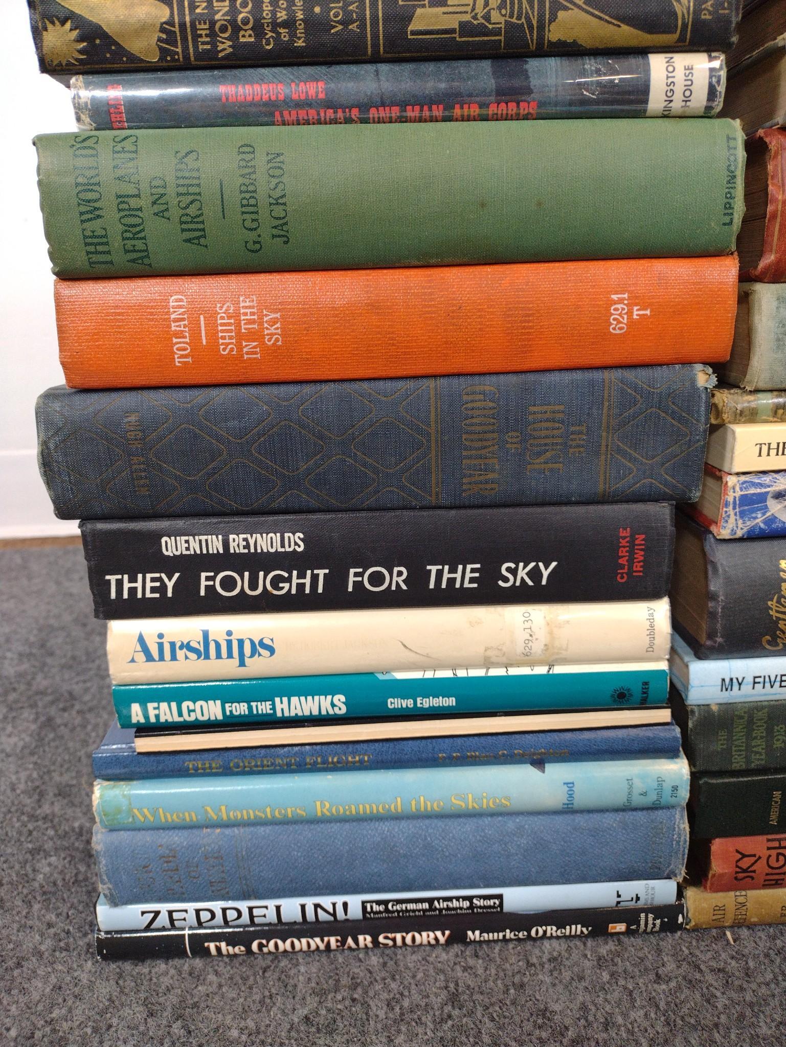 51 Zeppelin Books & Pamphlets Incl. Kipling & Verne