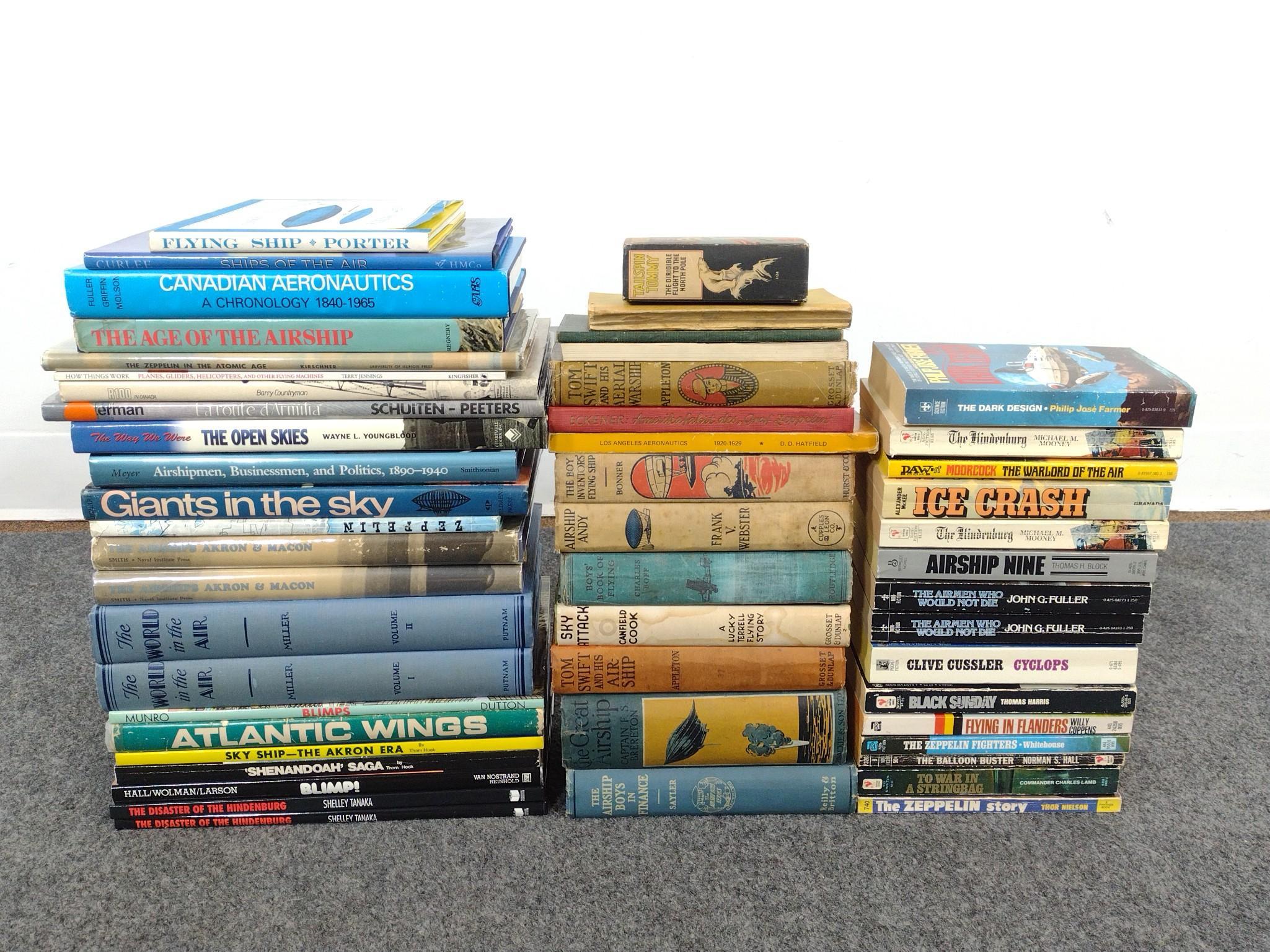53 Books On Zeppelins Incl. "Tom Swift" By Appleton