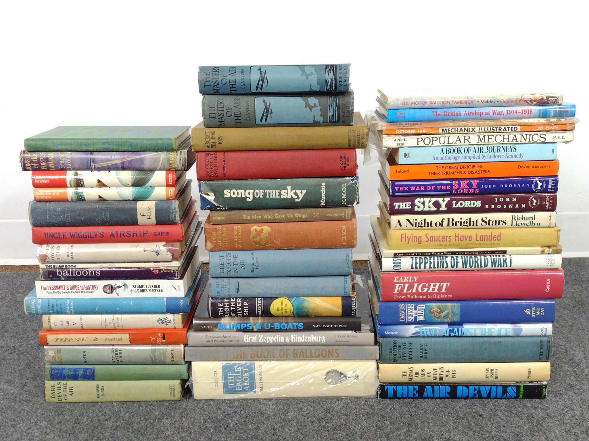 49 Books on Zeppelins & Aviation