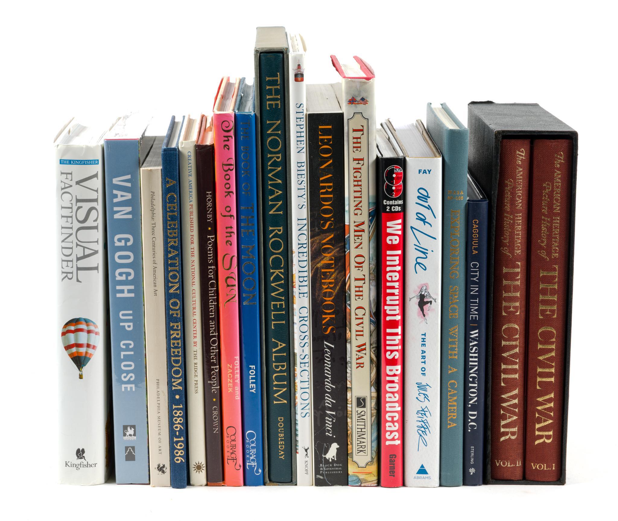35 Coffee Table Books Incl. Van Gogh & da Vinci