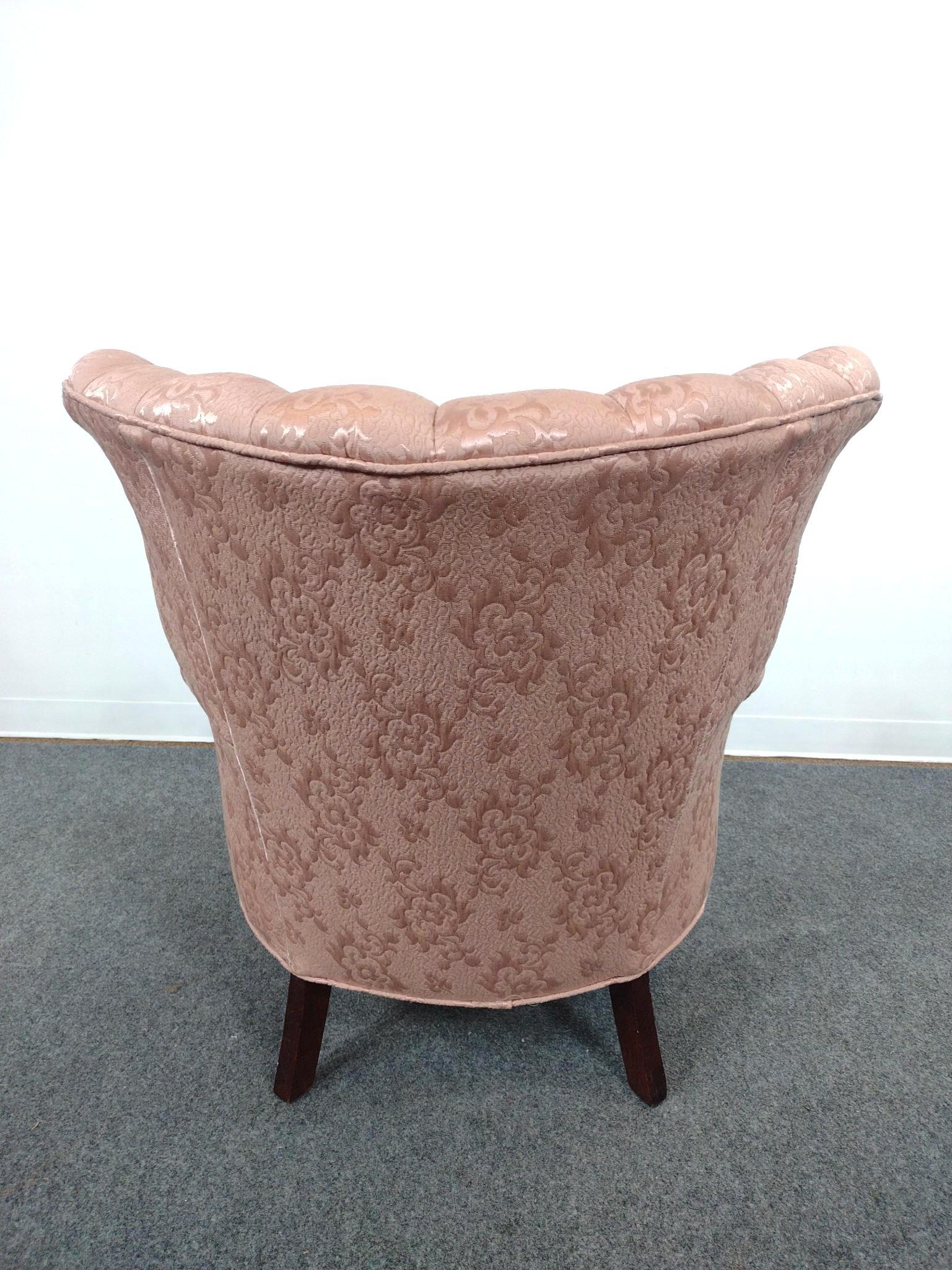 Channel Back Parlor Chair